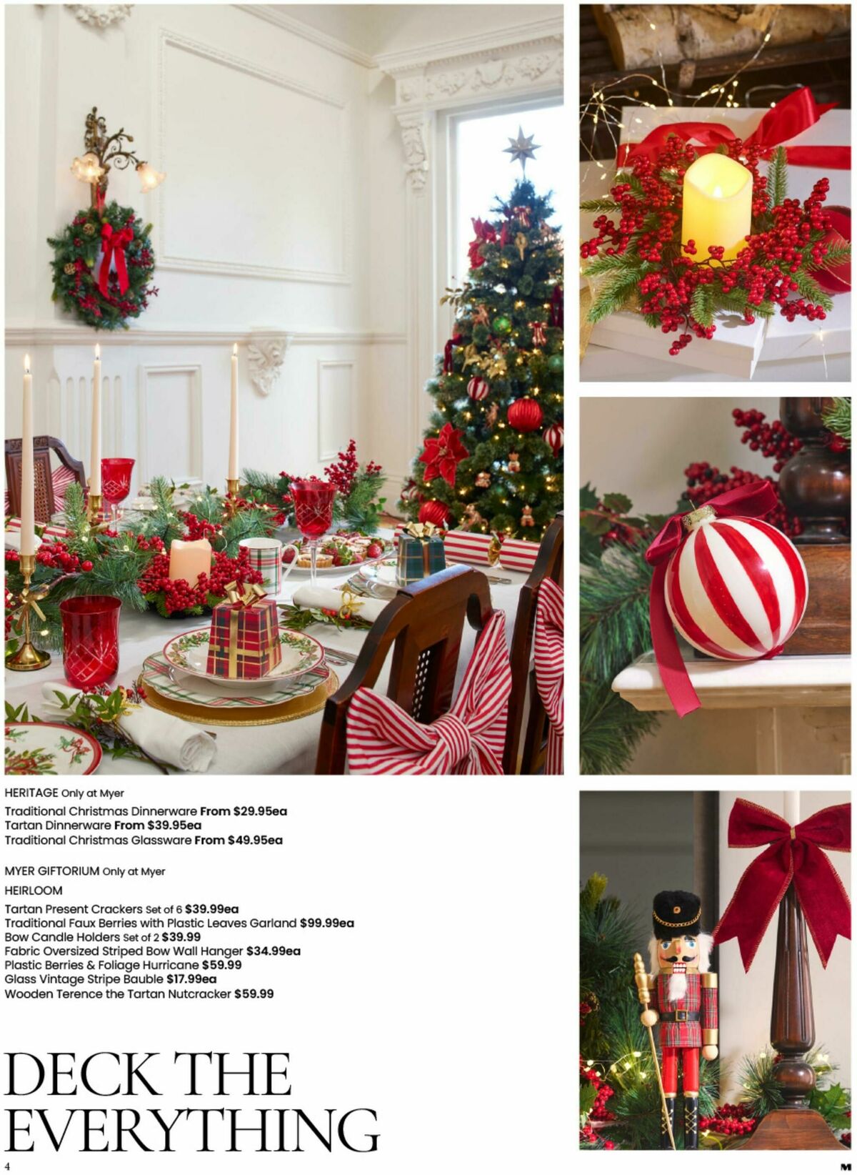 Myer Christmas Home & Entertaining Catalogues from 11 November