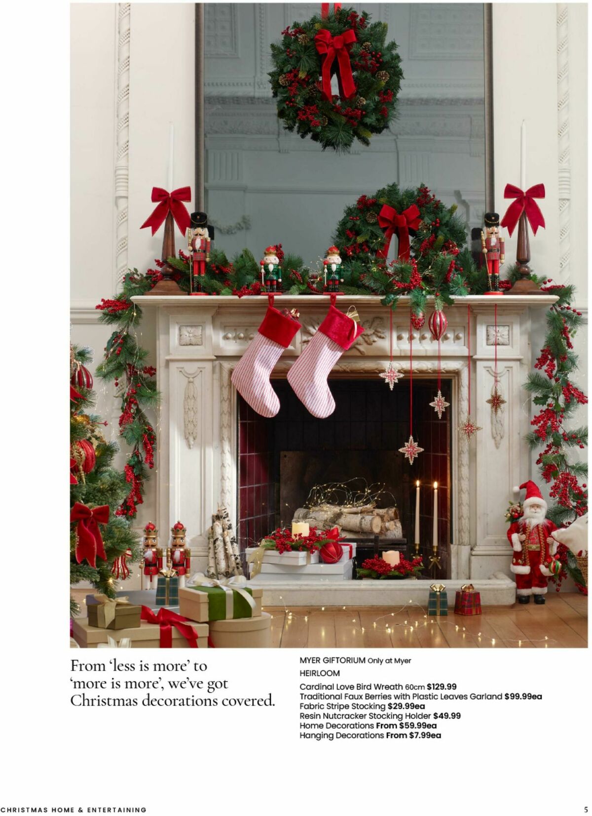 Myer Christmas Home & Entertaining Catalogues from 11 November