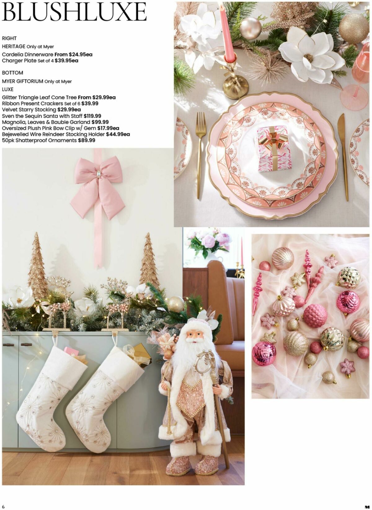 Myer Christmas Home & Entertaining Catalogues from 11 November