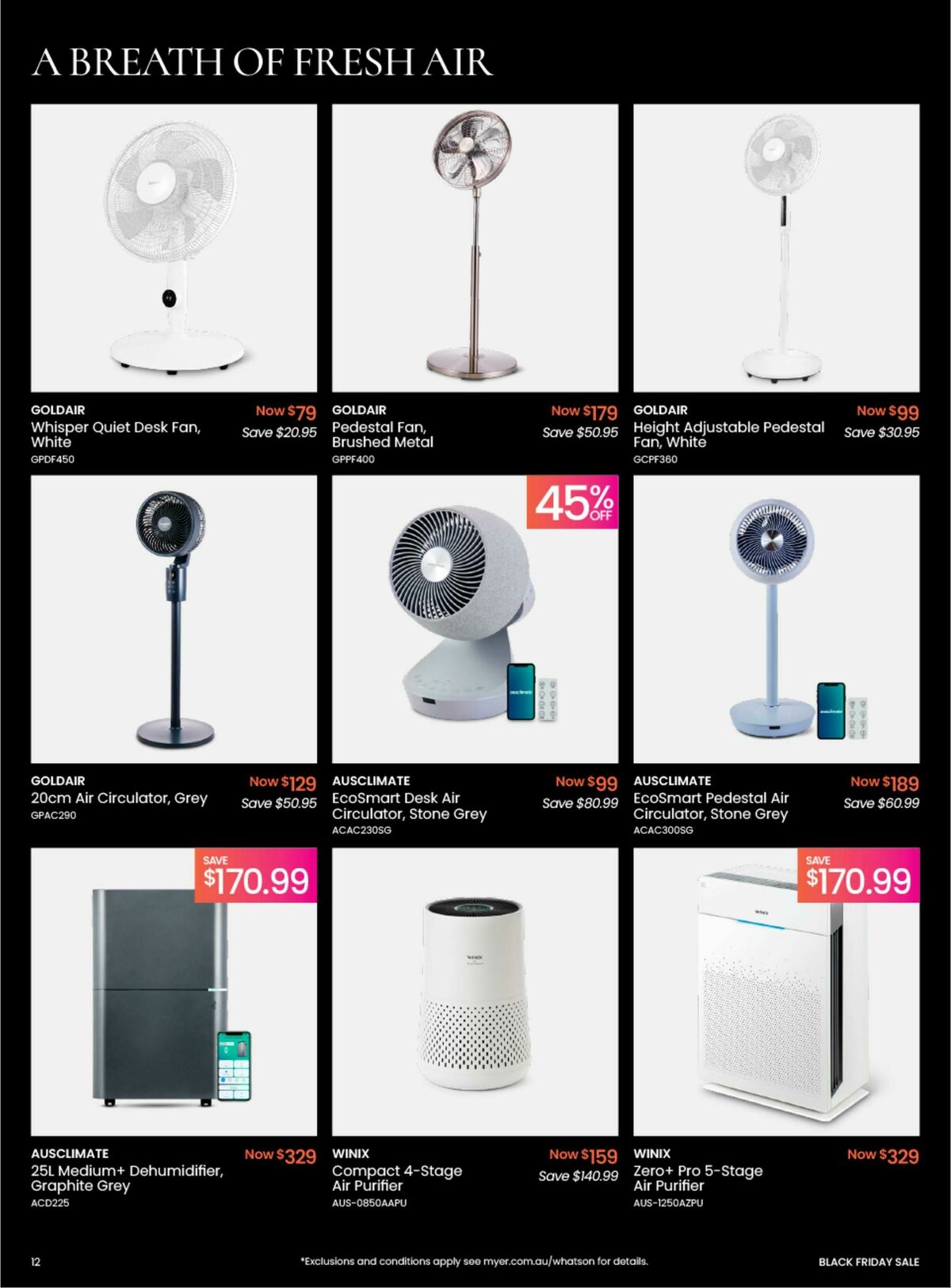 Myer Black Friday Sale Catalogues from 17 November