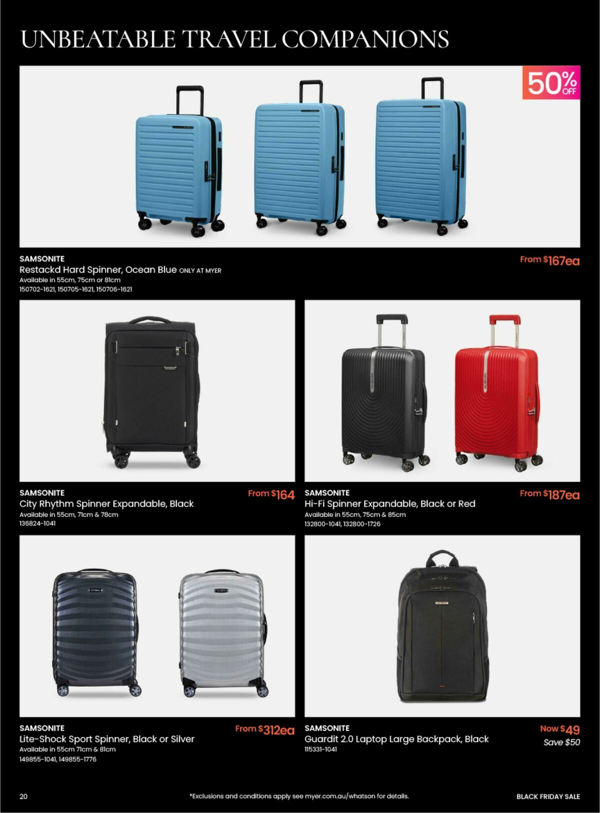 Myer Black Friday Sale Catalogues from 17 November