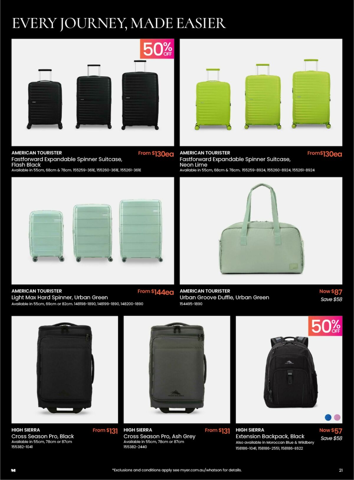 Myer Black Friday Sale Catalogues from 17 November