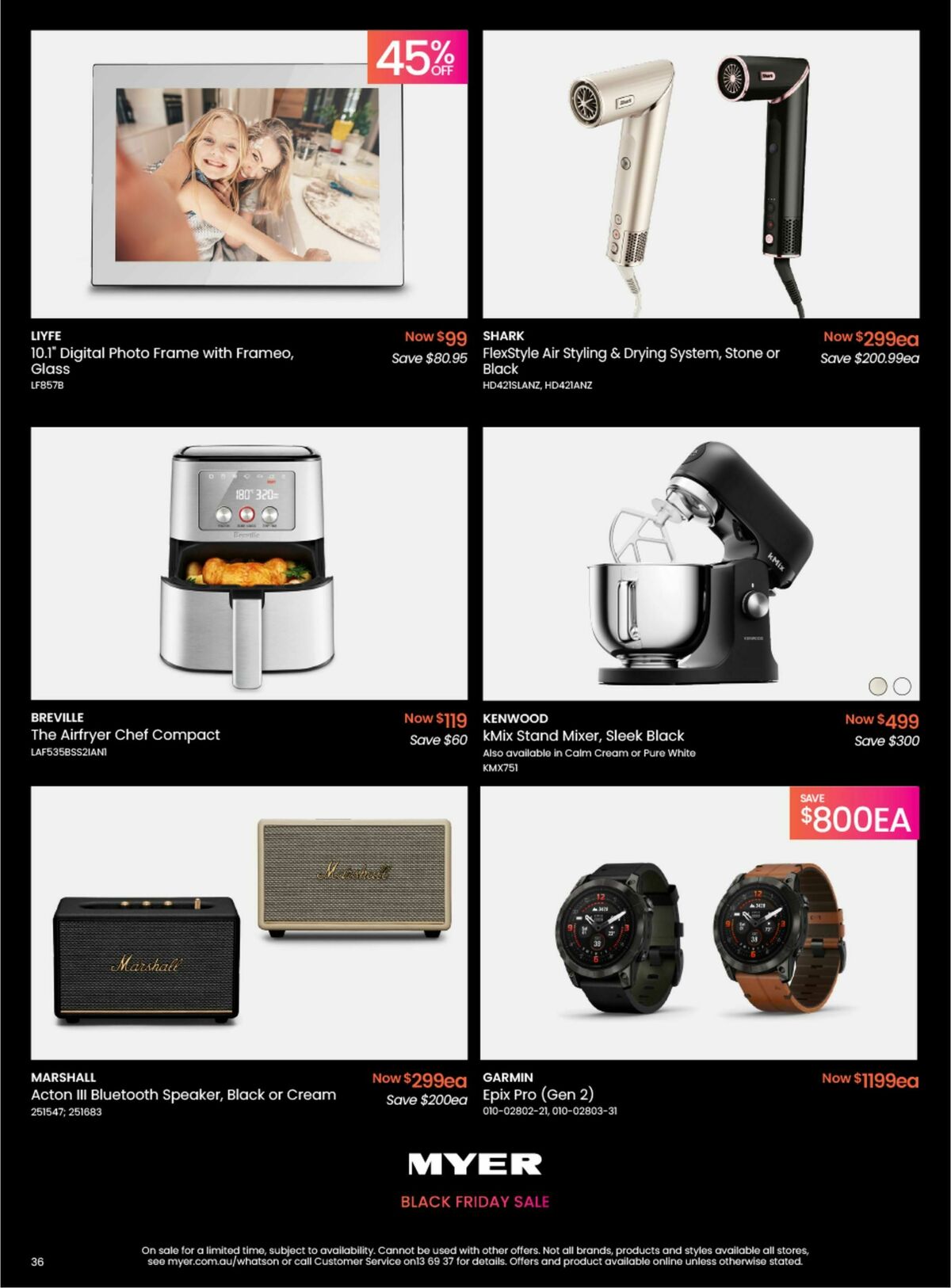 Myer Black Friday Sale Catalogues from 17 November