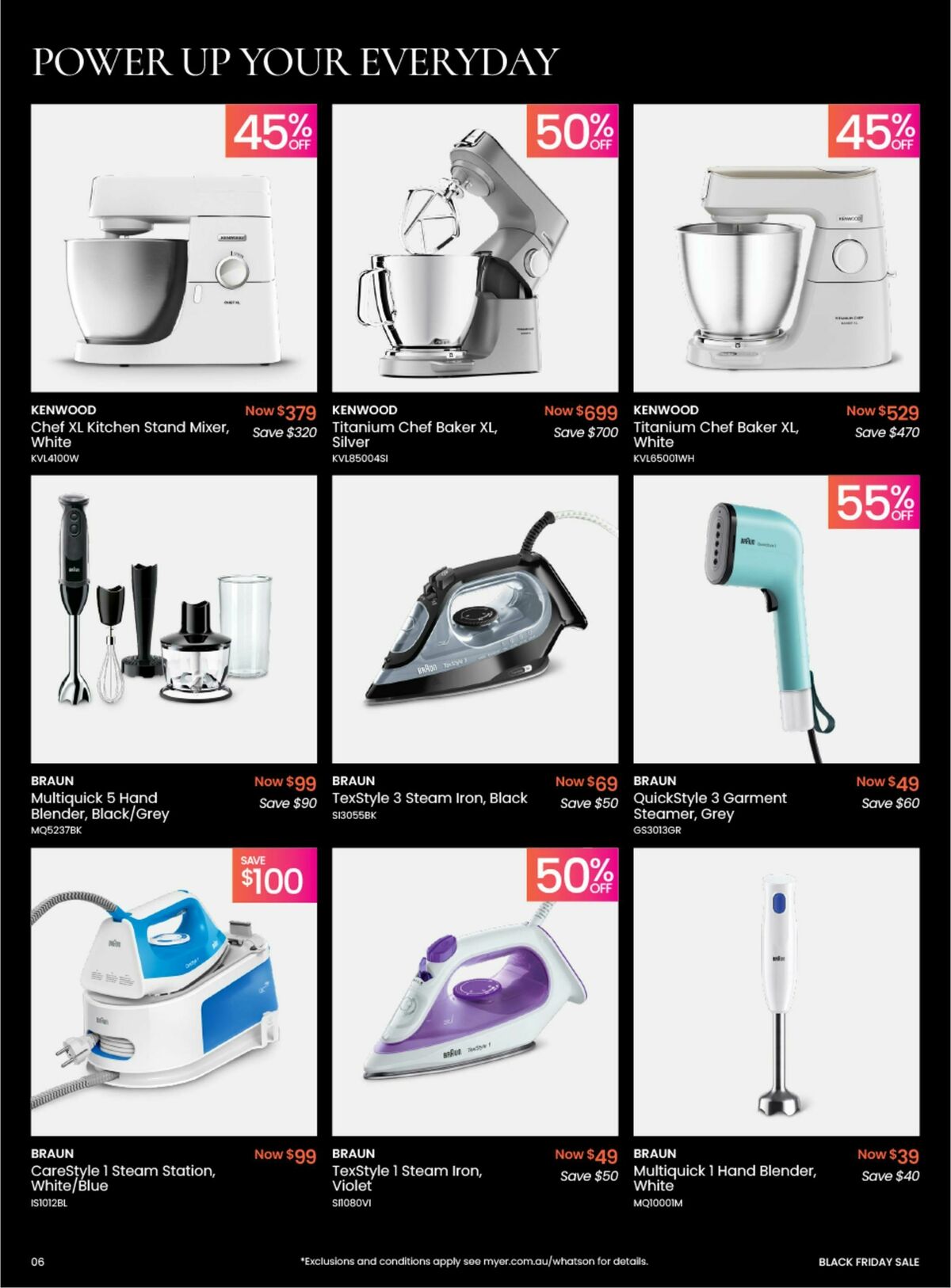 Myer Black Friday Sale Catalogues from 17 November