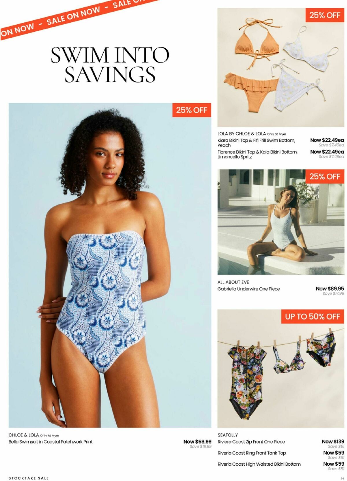 Myer Stocktake Sale Catalogues from 26 December