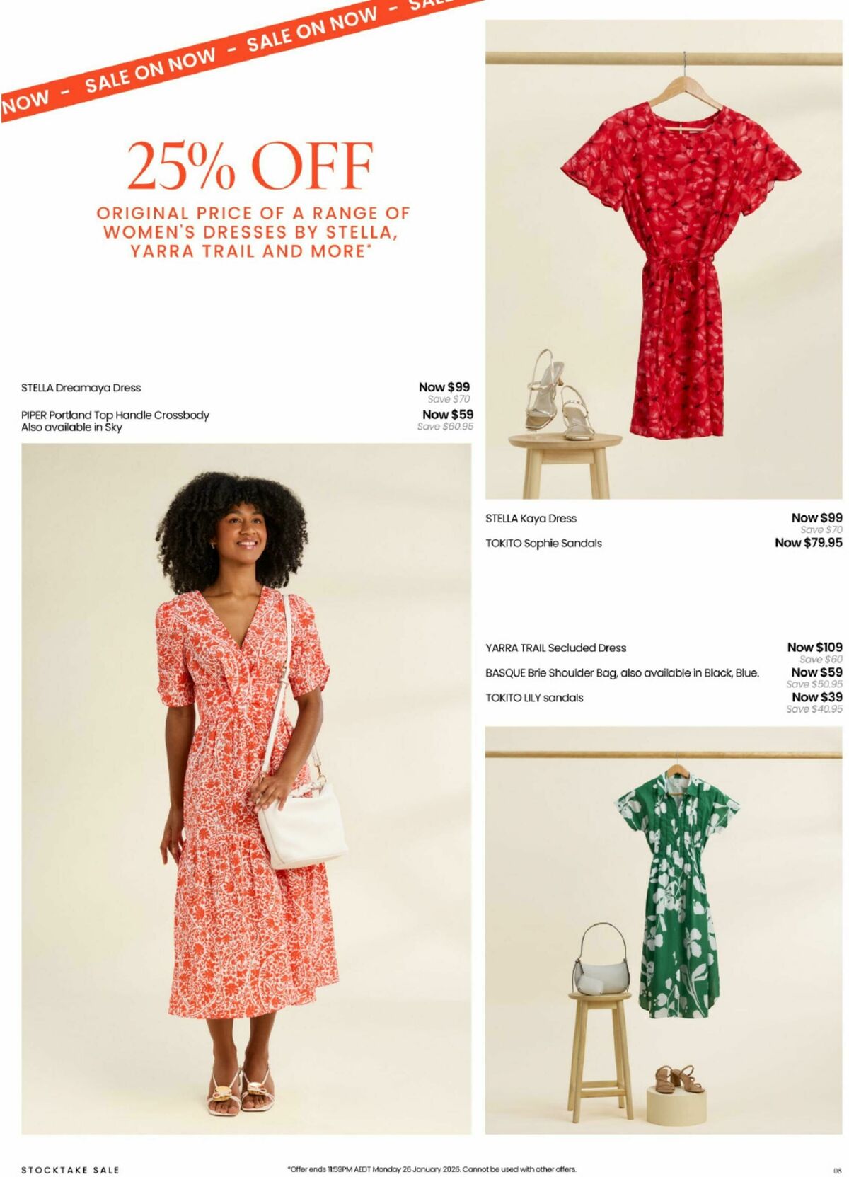 Myer Stocktake Sale Catalogues from 26 December