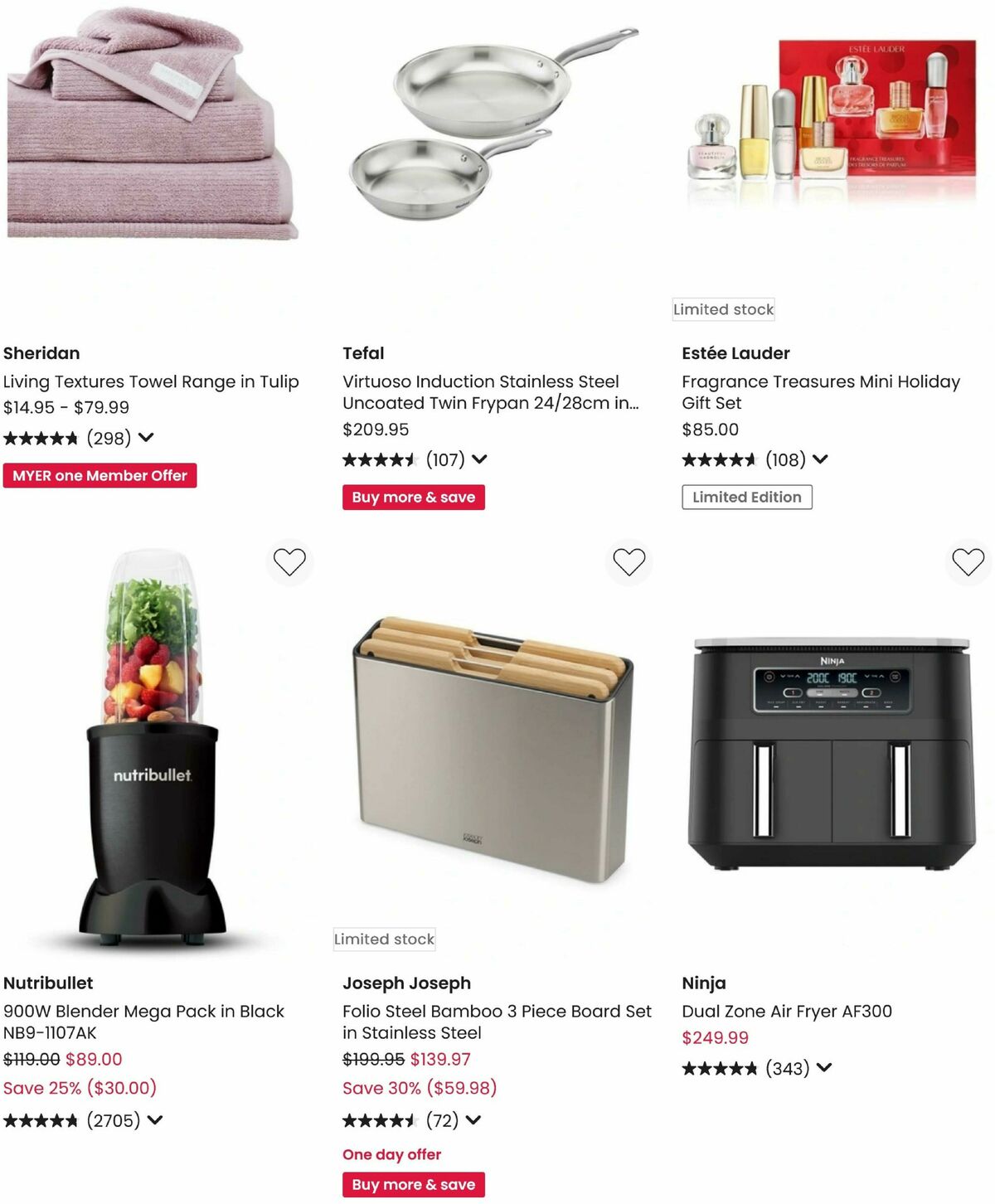 Myer Valentine's Day Catalogues from 27 January