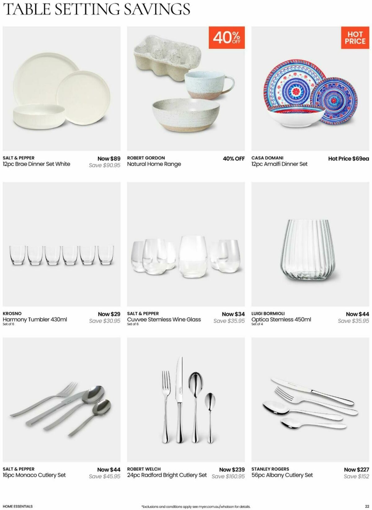 Myer Catalogues from 10 February