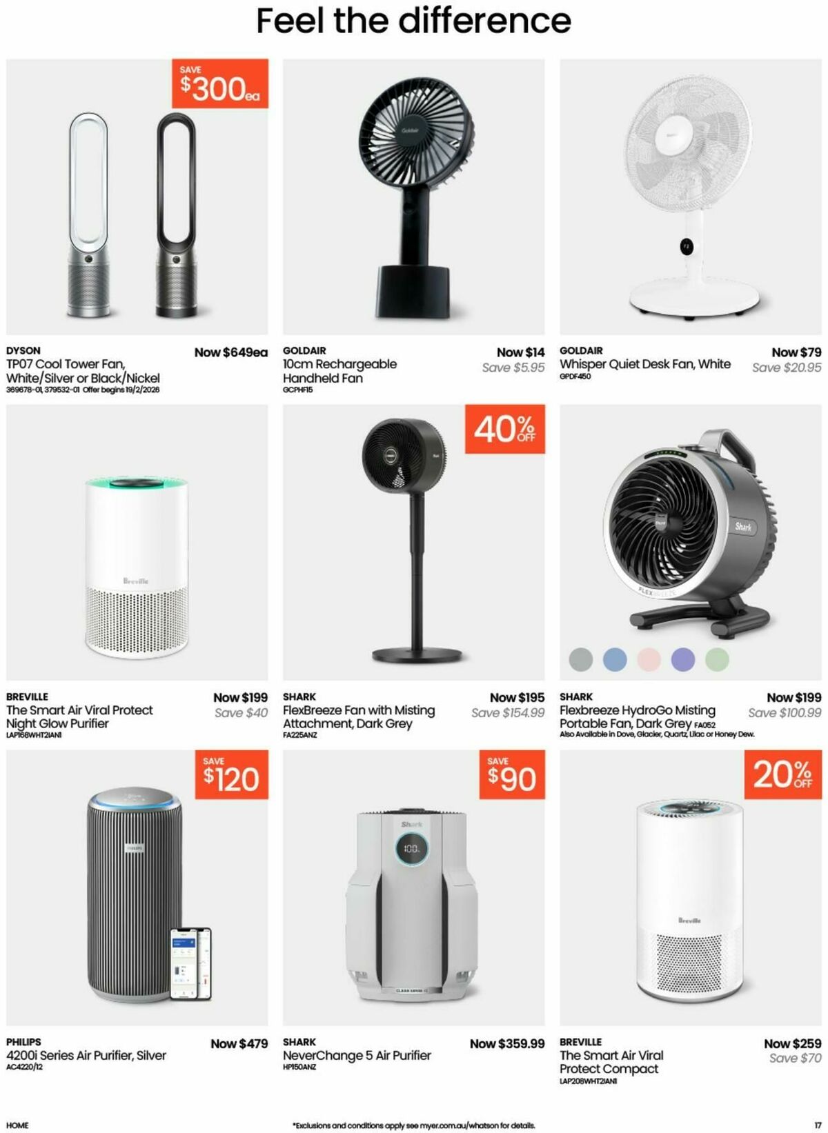 Myer Bed, Bath and Living Essentials Catalogues from 10 February