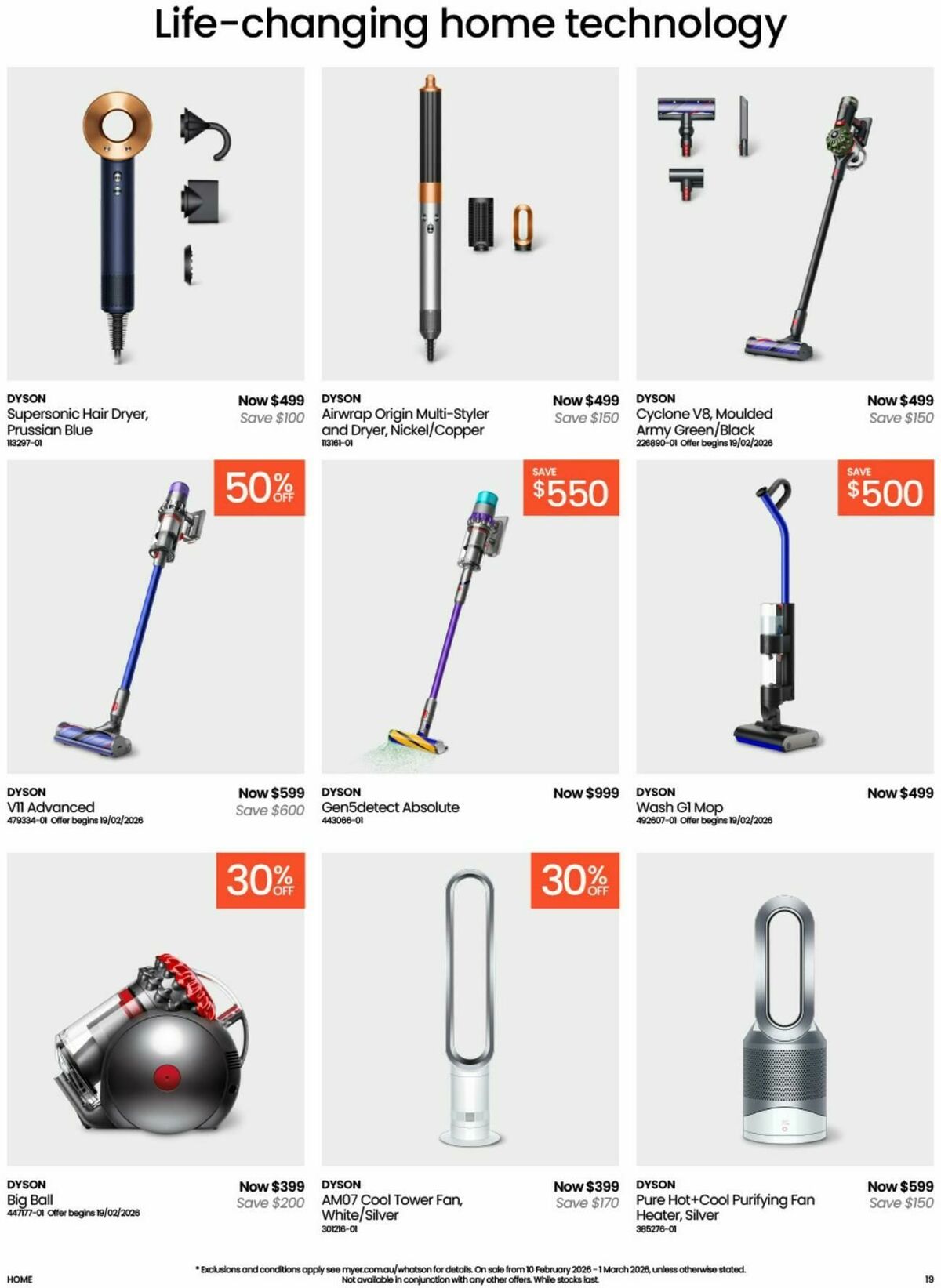 Myer Bed, Bath and Living Essentials Catalogues from 10 February