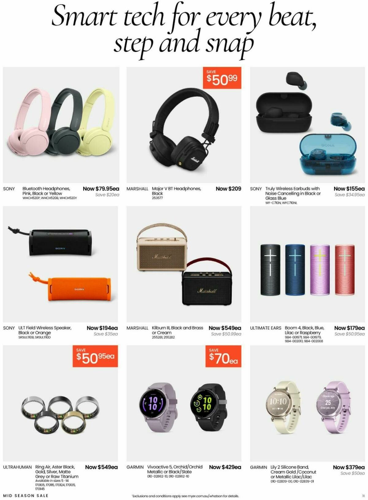 Myer Catalogues from 4 March