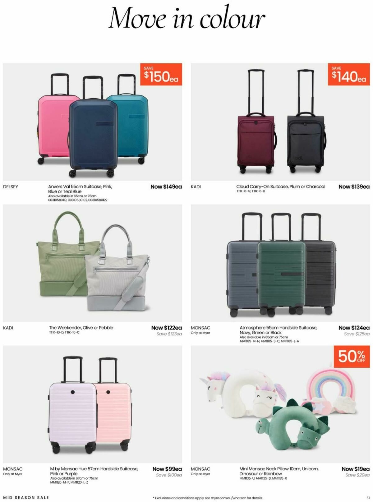 Myer Catalogues from 4 March