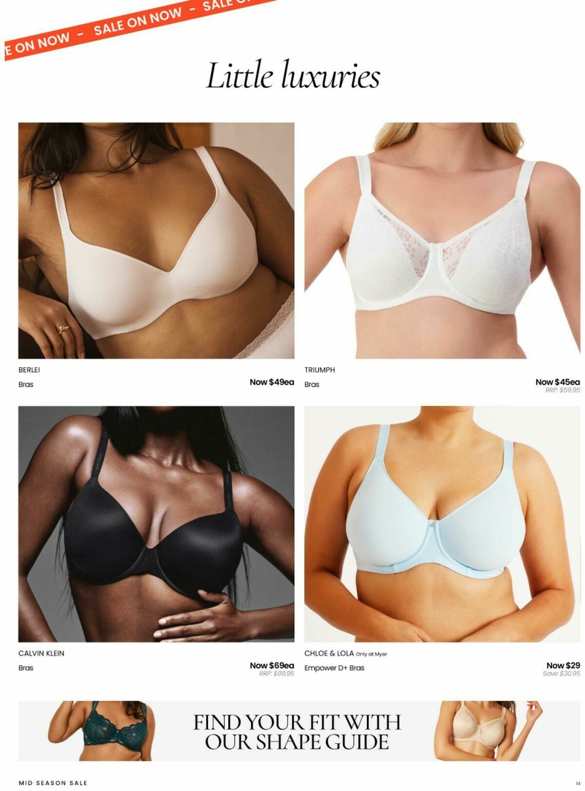 Myer Mid Season Sale Catalogues from 4 March