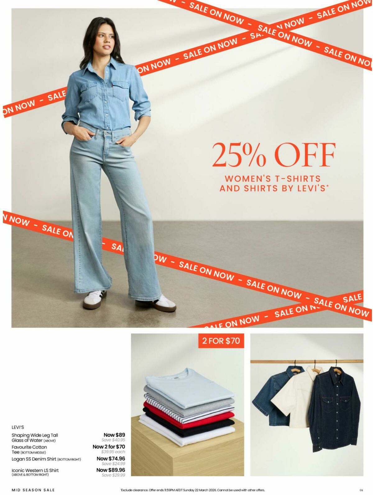 Myer Mid Season Sale Catalogues from 4 March