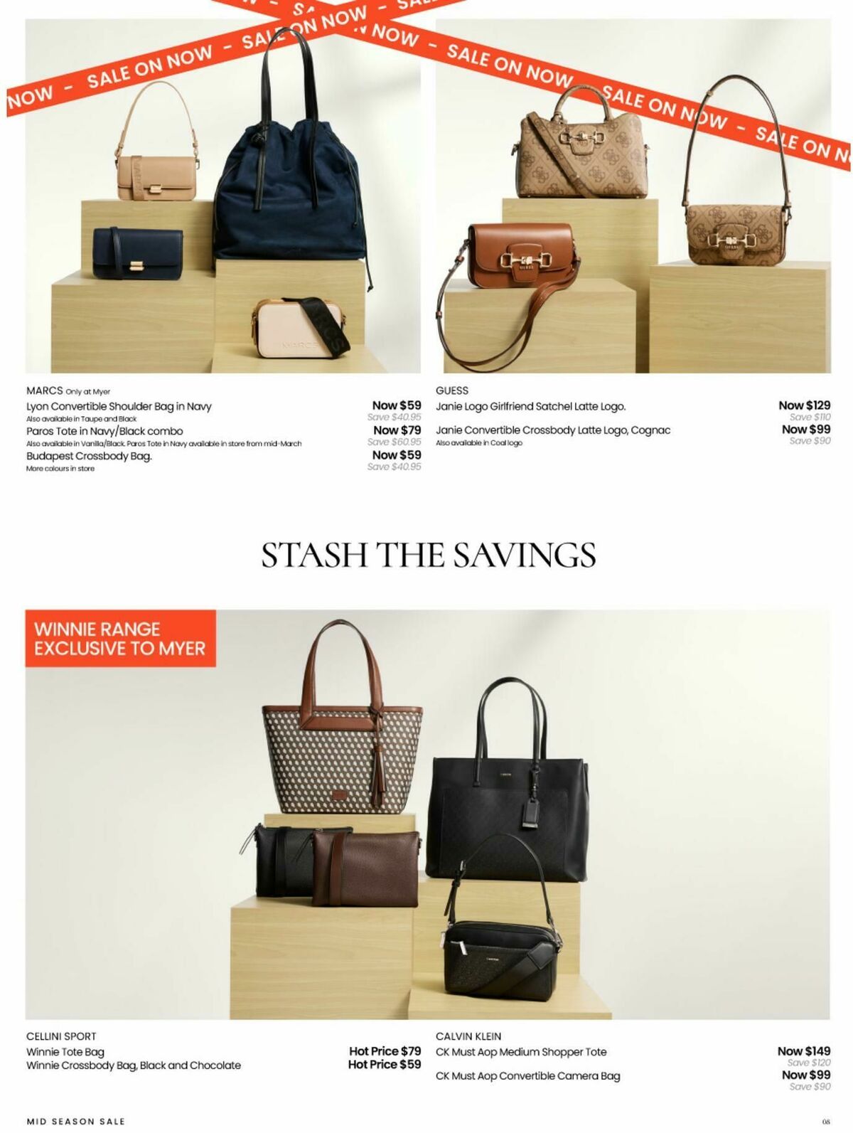 Myer Mid Season Sale Catalogues from 4 March