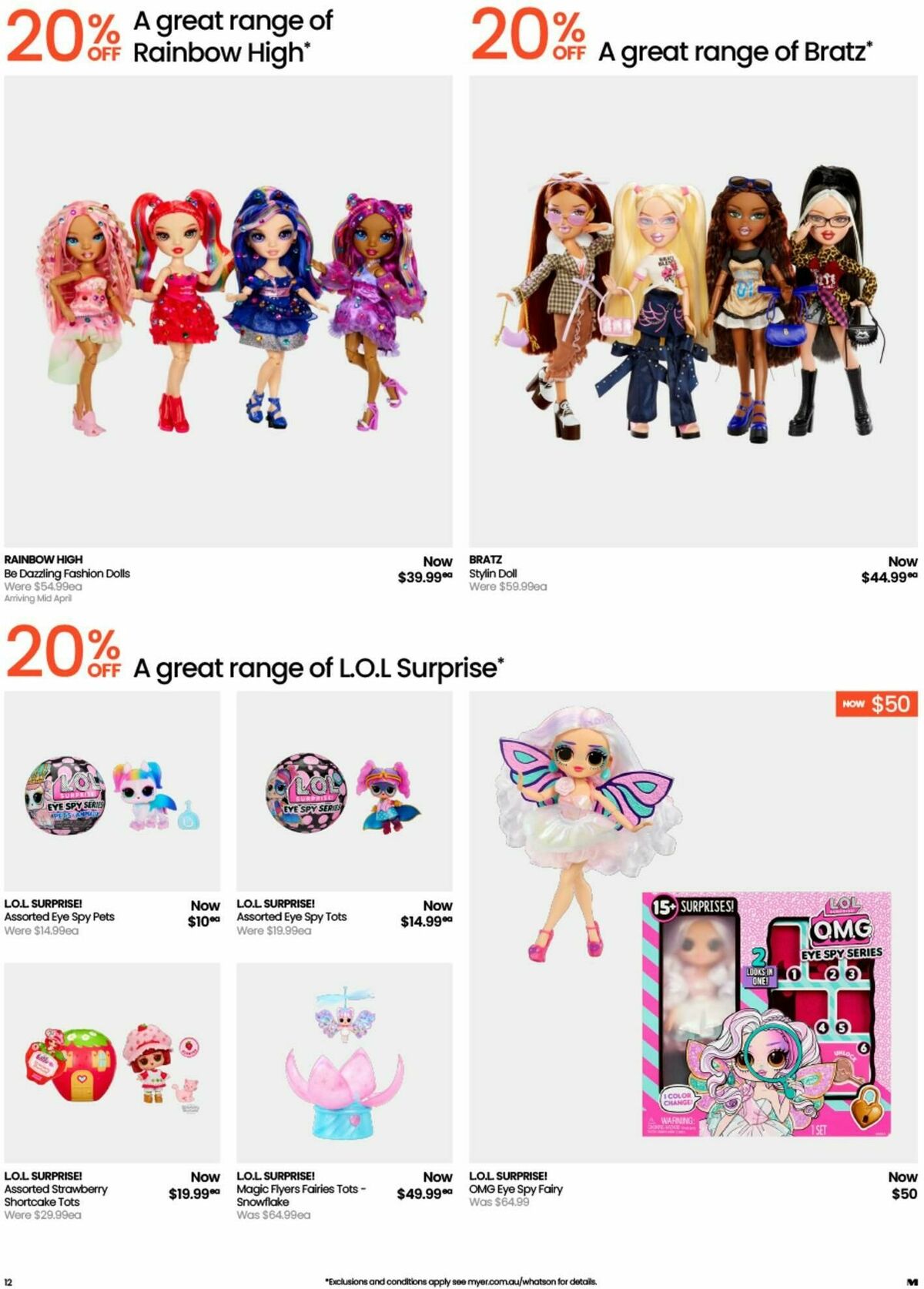 Myer Catalogues from 30 March