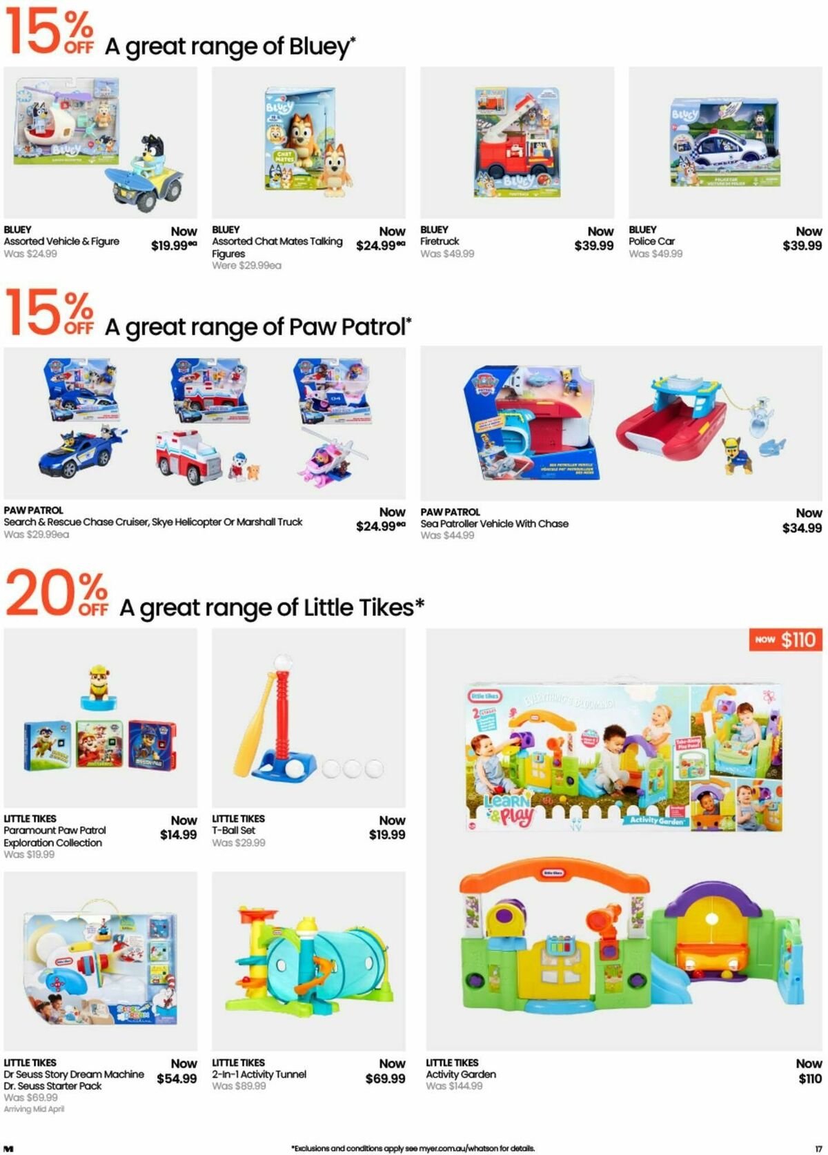 Myer Catalogues from 30 March