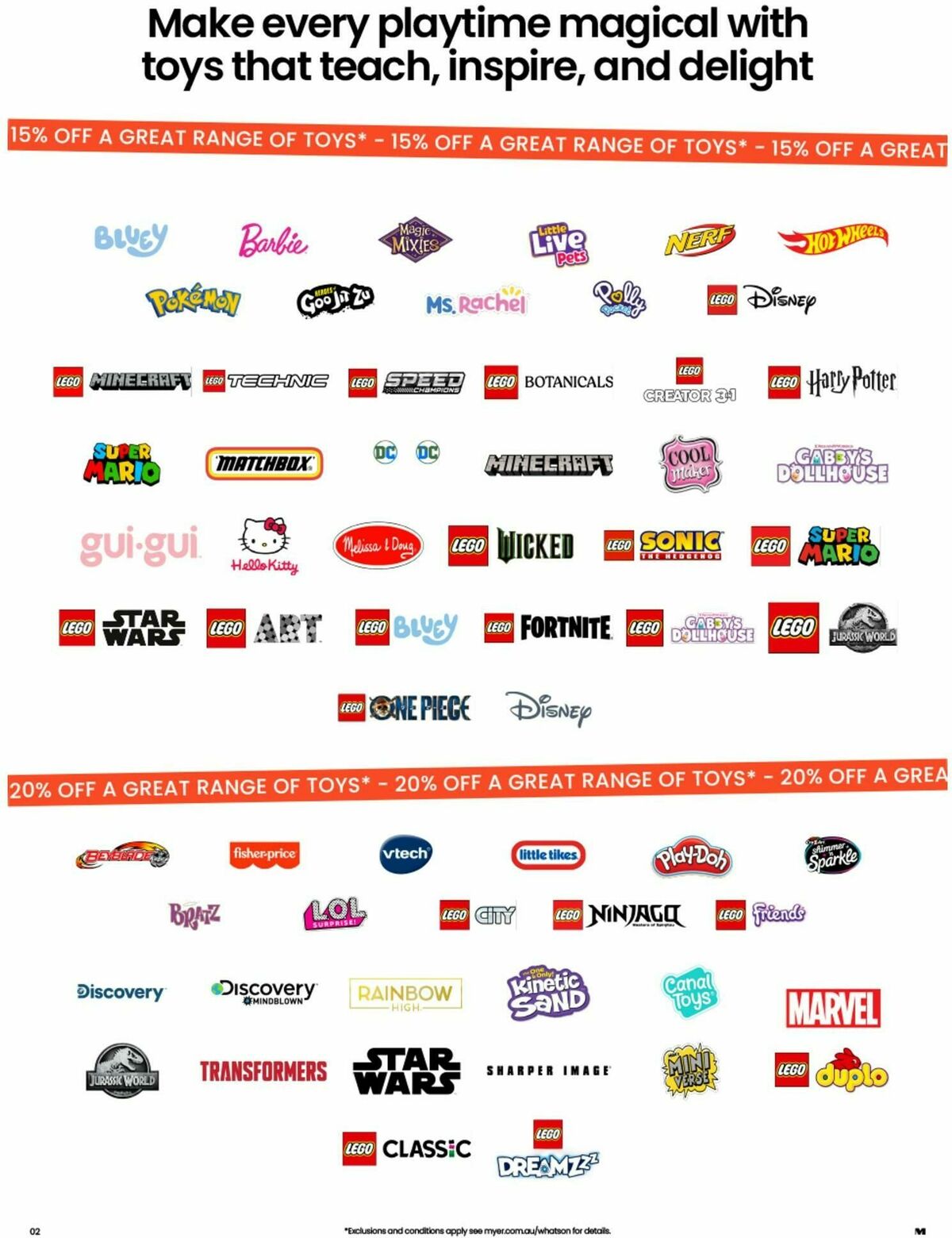 Myer Catalogues from 30 March