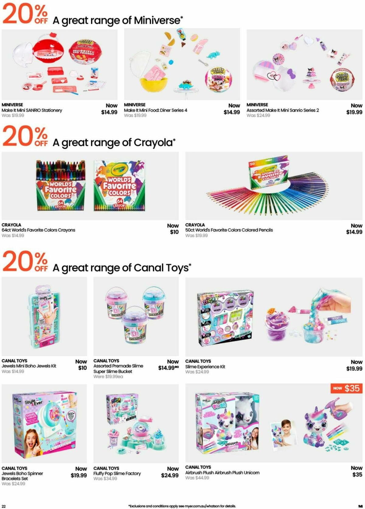 Myer Catalogues from 30 March