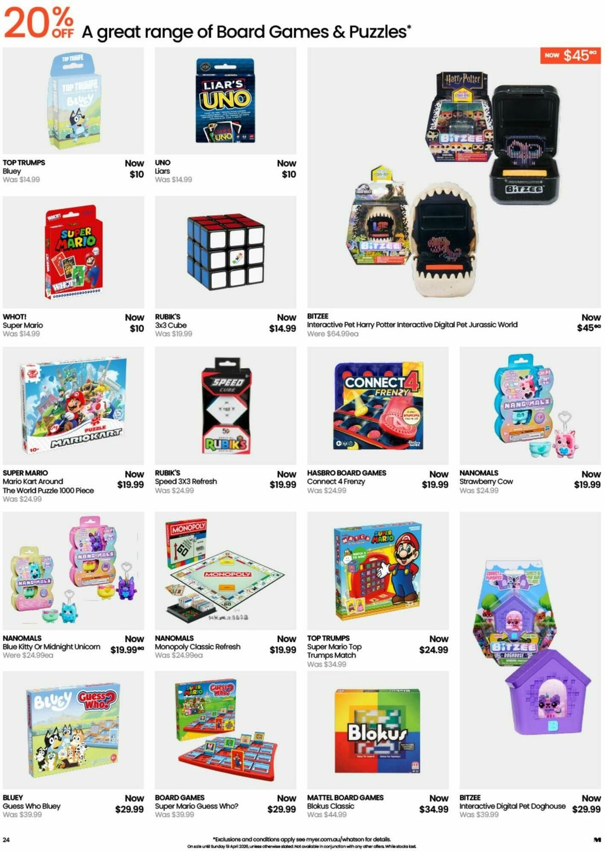 Myer Catalogues from 30 March