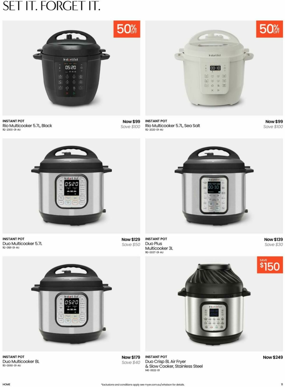 Myer Catalogues from 5 May