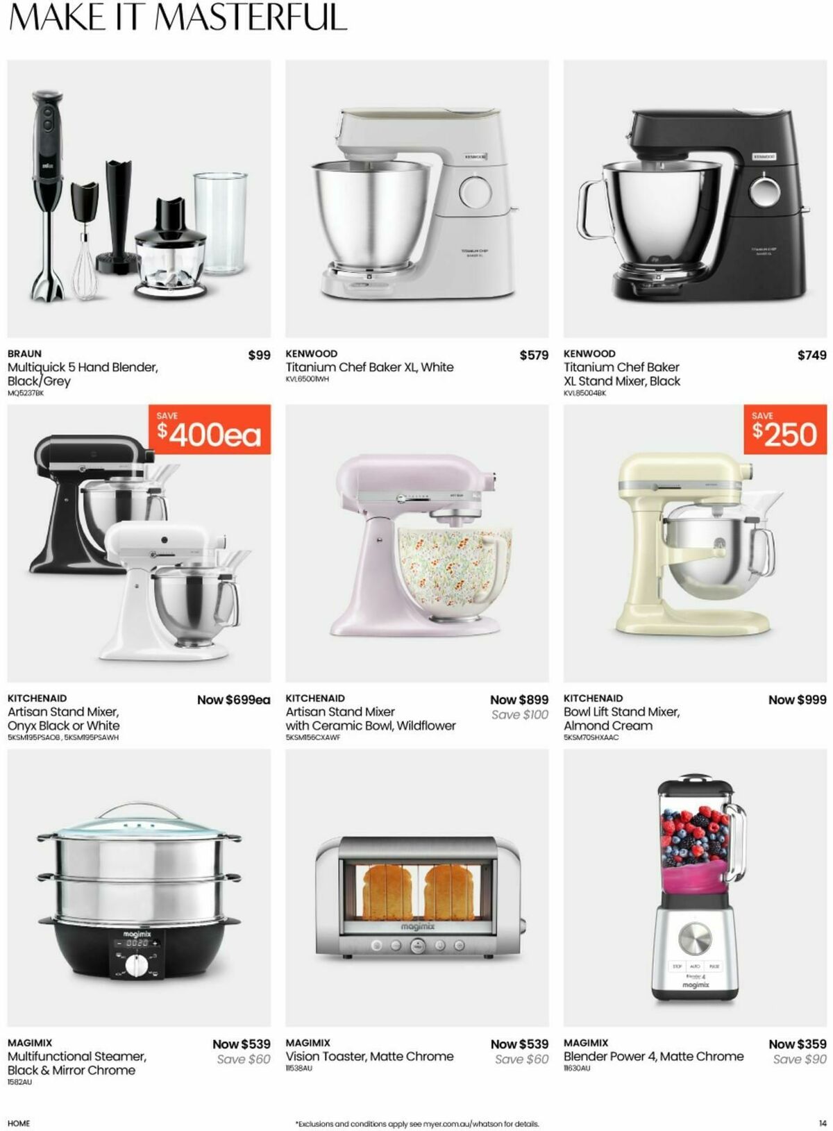 Myer Catalogues from 5 May