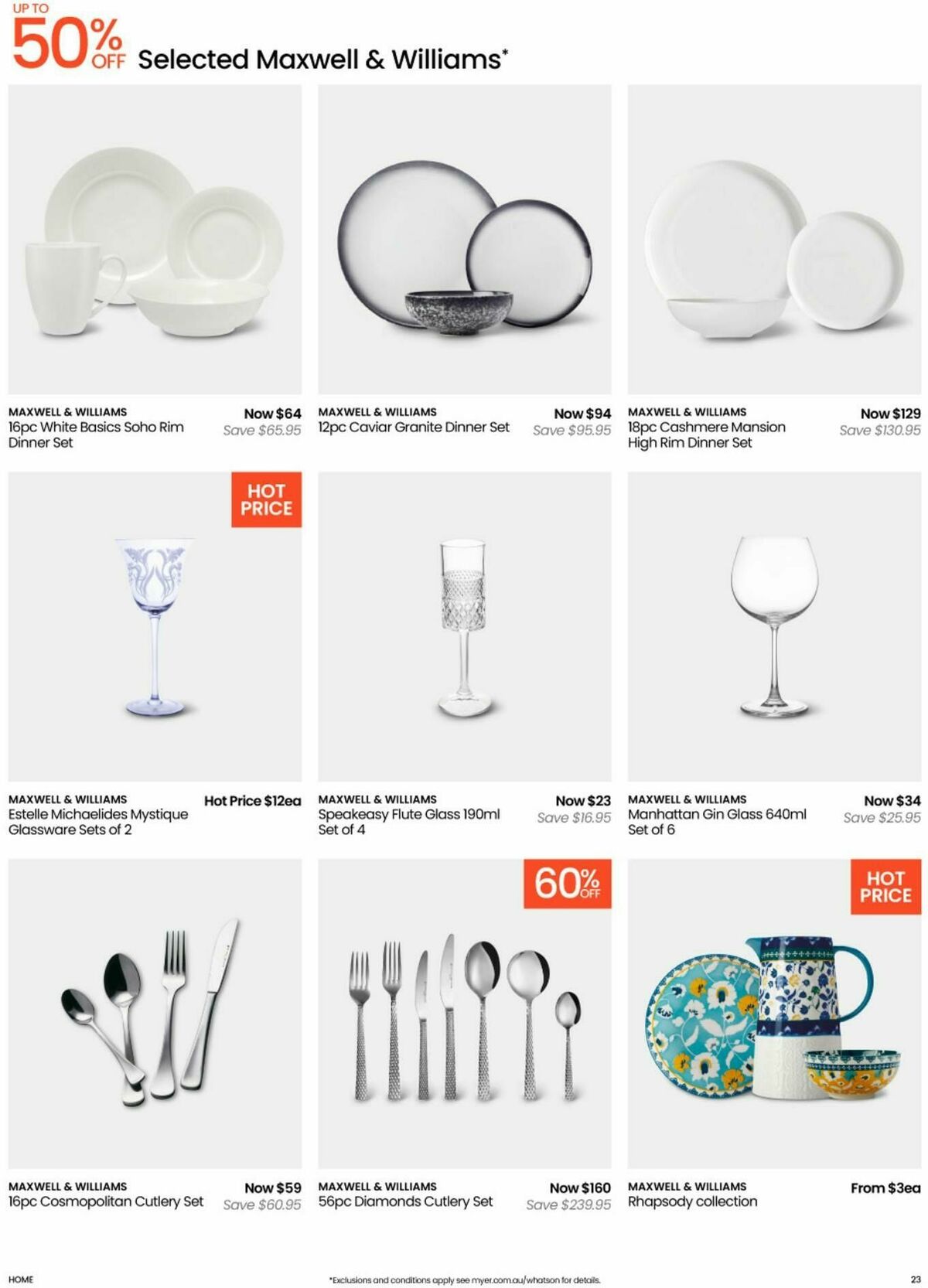 Myer Catalogues from 5 May
