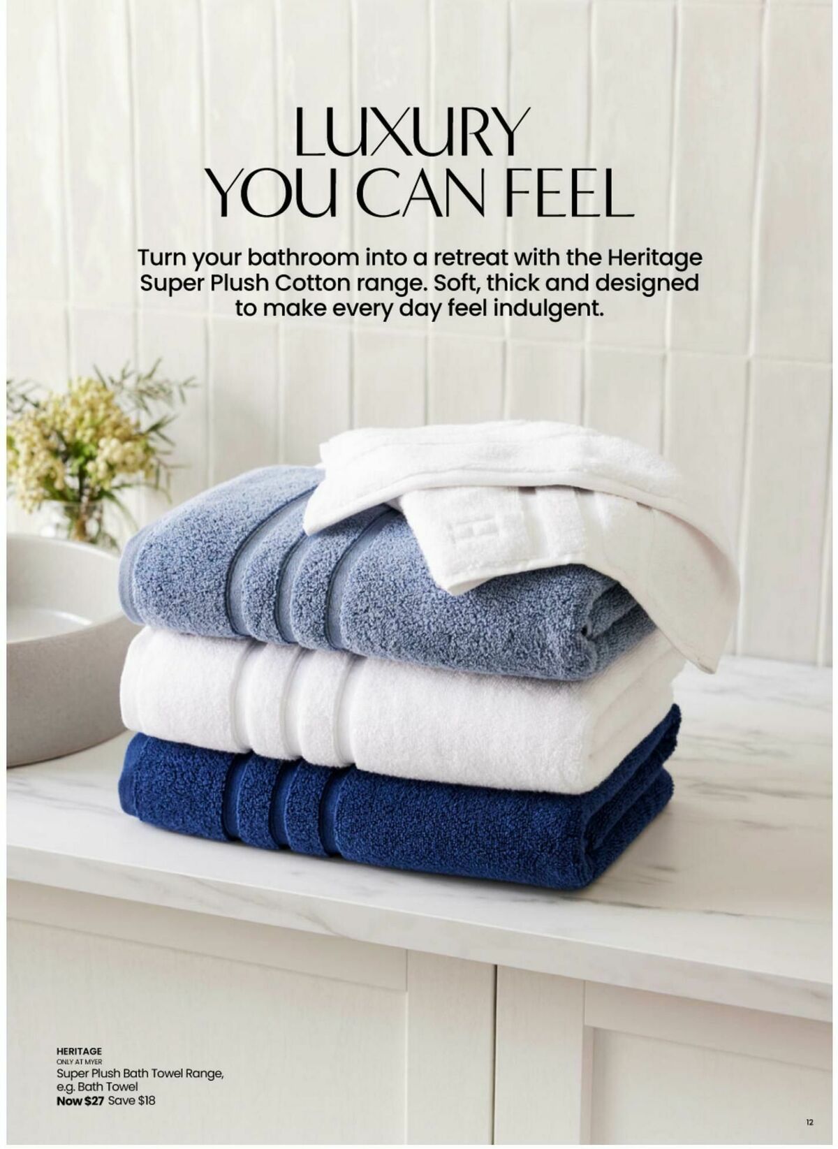 Myer Bed, Bath & Living Essentials Catalogues from 5 May