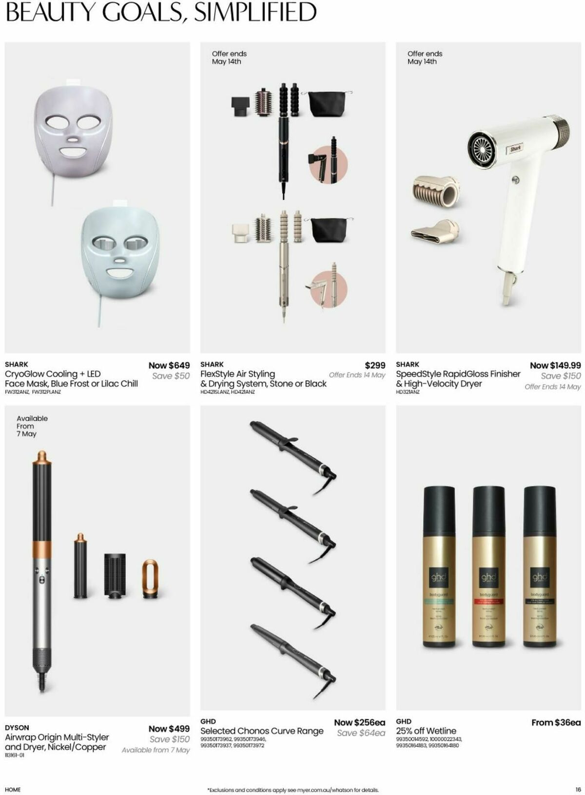 Myer Bed, Bath & Living Essentials Catalogues from 5 May
