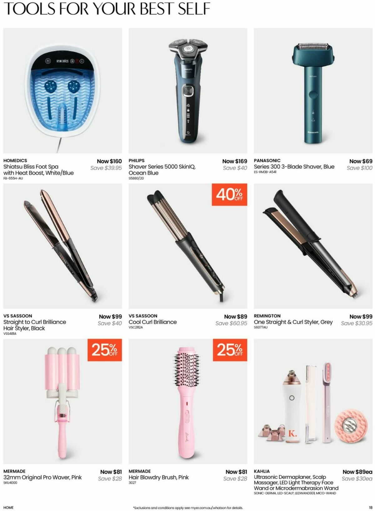 Myer Bed, Bath & Living Essentials Catalogues from 5 May