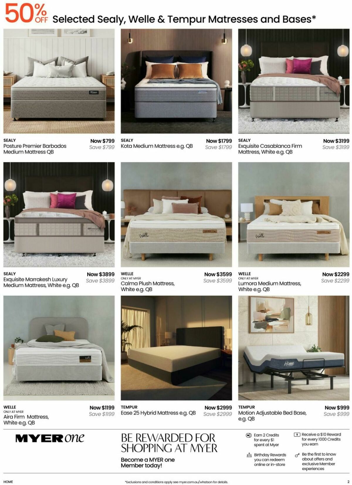 Myer Bed, Bath & Living Essentials Catalogues from 5 May
