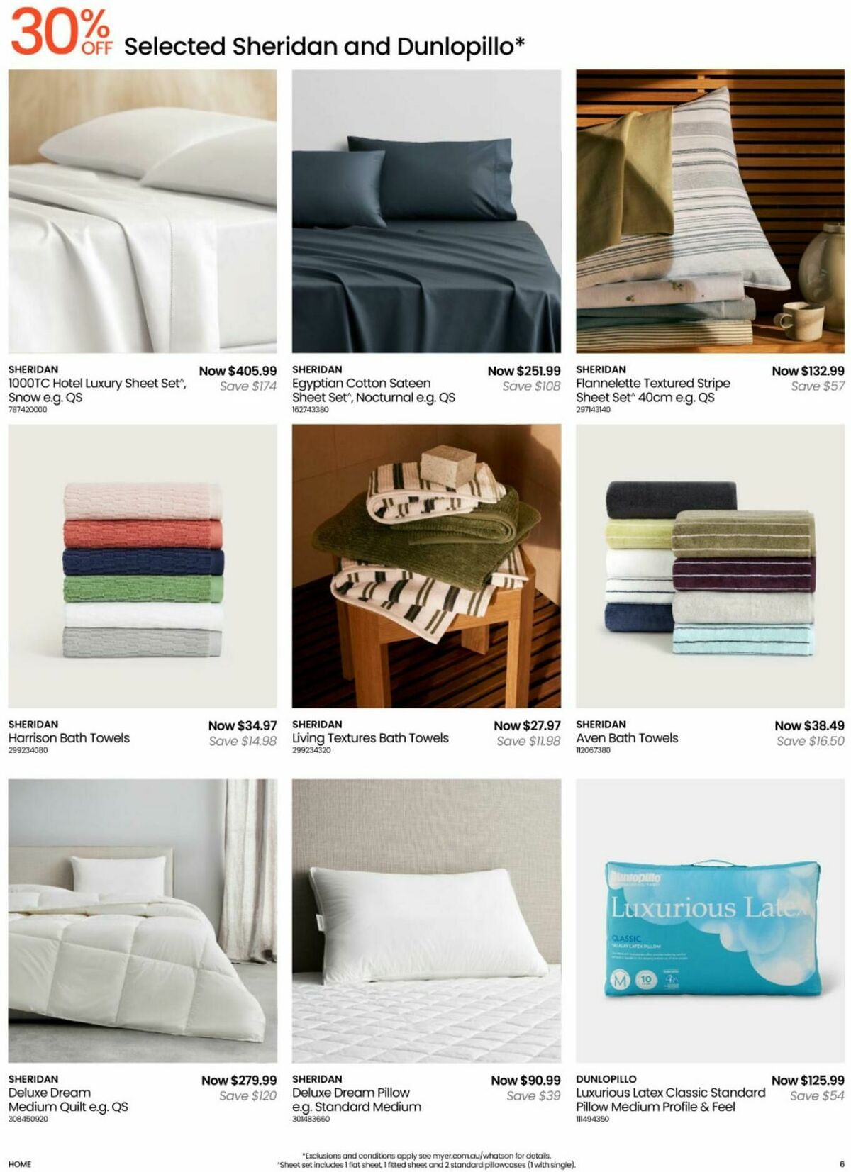 Myer Bed, Bath & Living Essentials Catalogues from 5 May