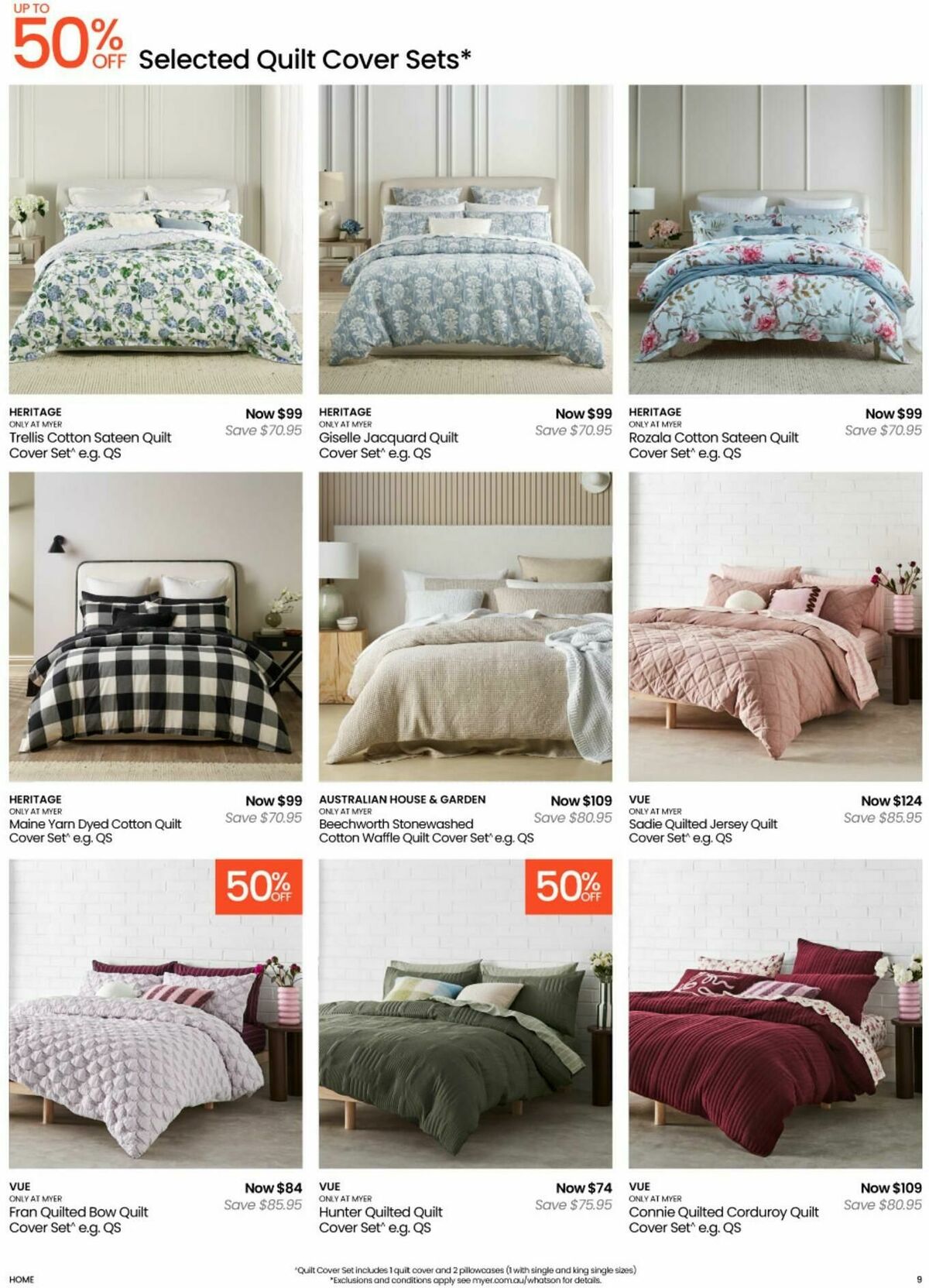 Myer Bed, Bath & Living Essentials Catalogues from 5 May