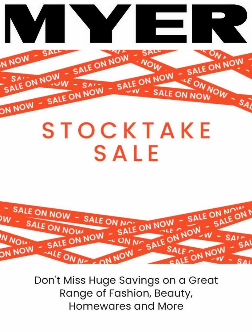 Myer Catalogues from 21 May