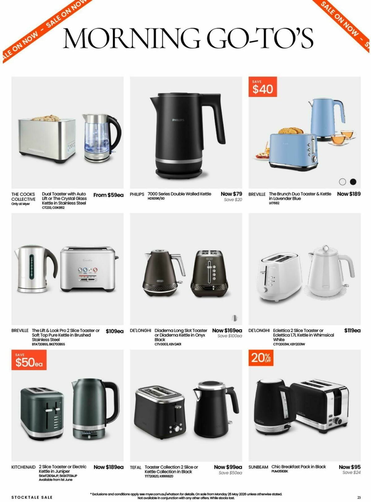 Myer Catalogues from 25 May