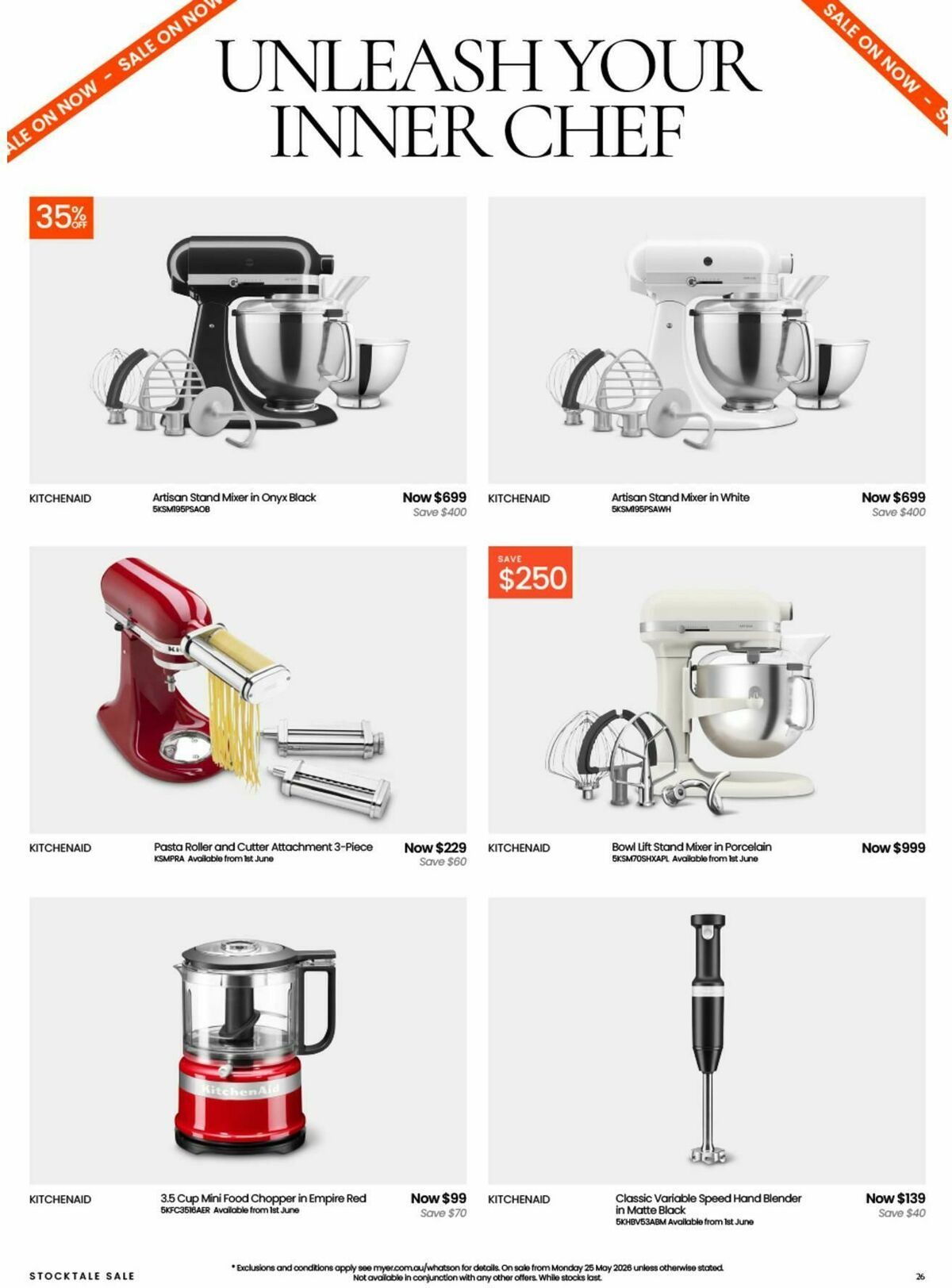 Myer Catalogues from 25 May