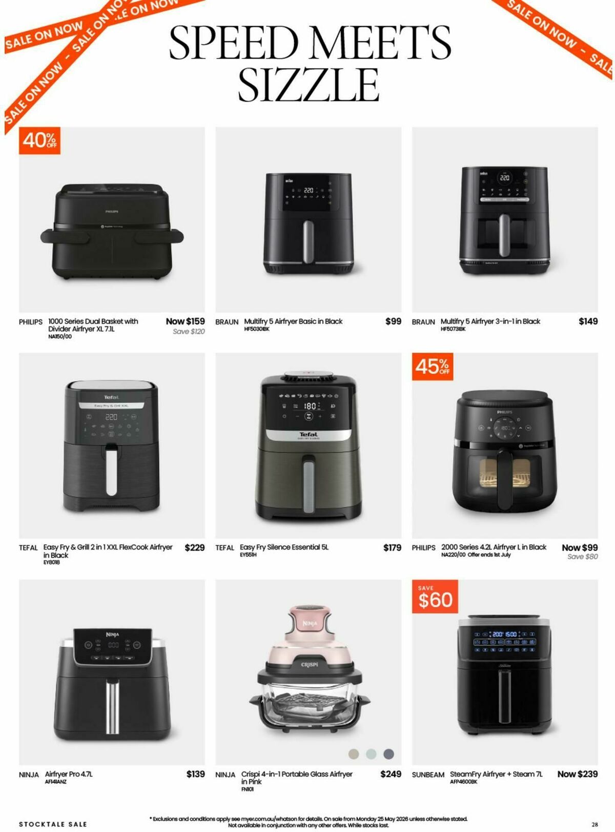 Myer Catalogues from 25 May
