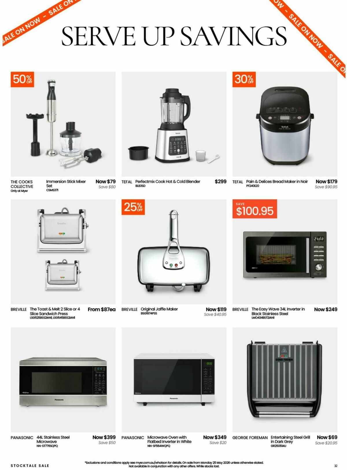 Myer Catalogues from 25 May