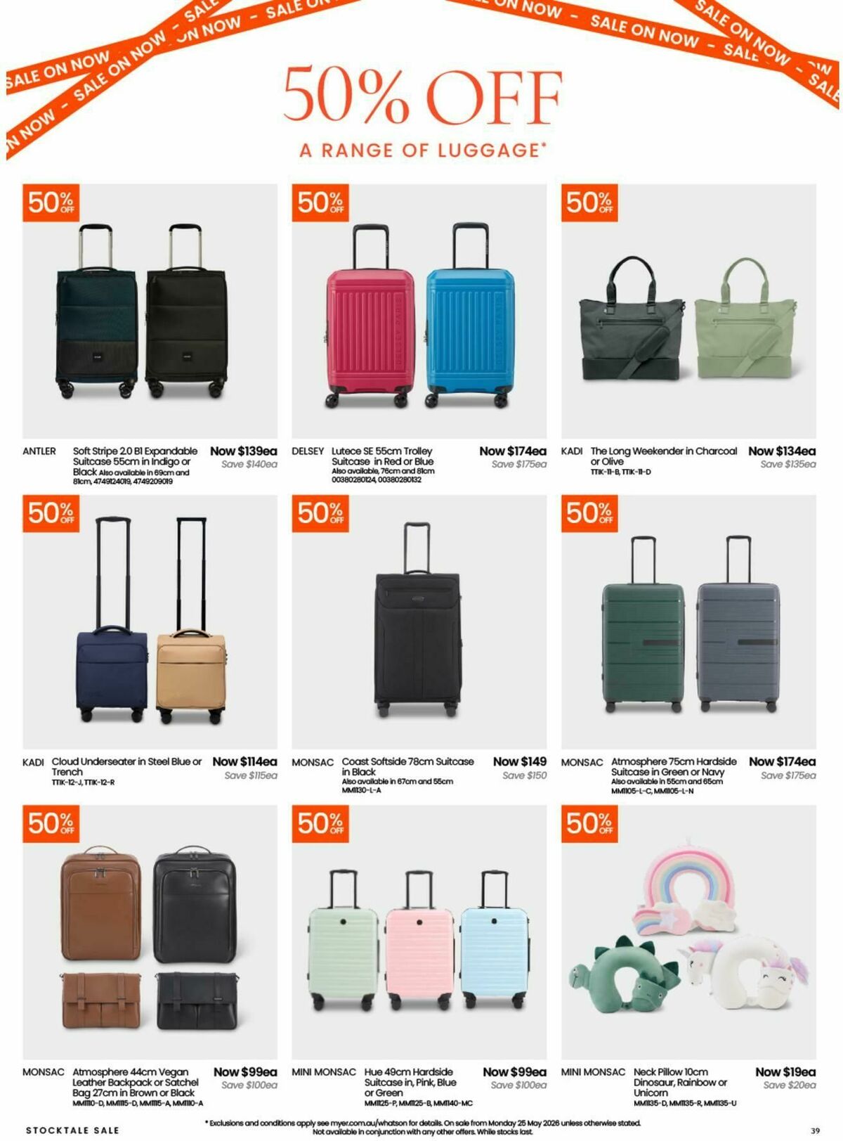 Myer Catalogues from 25 May