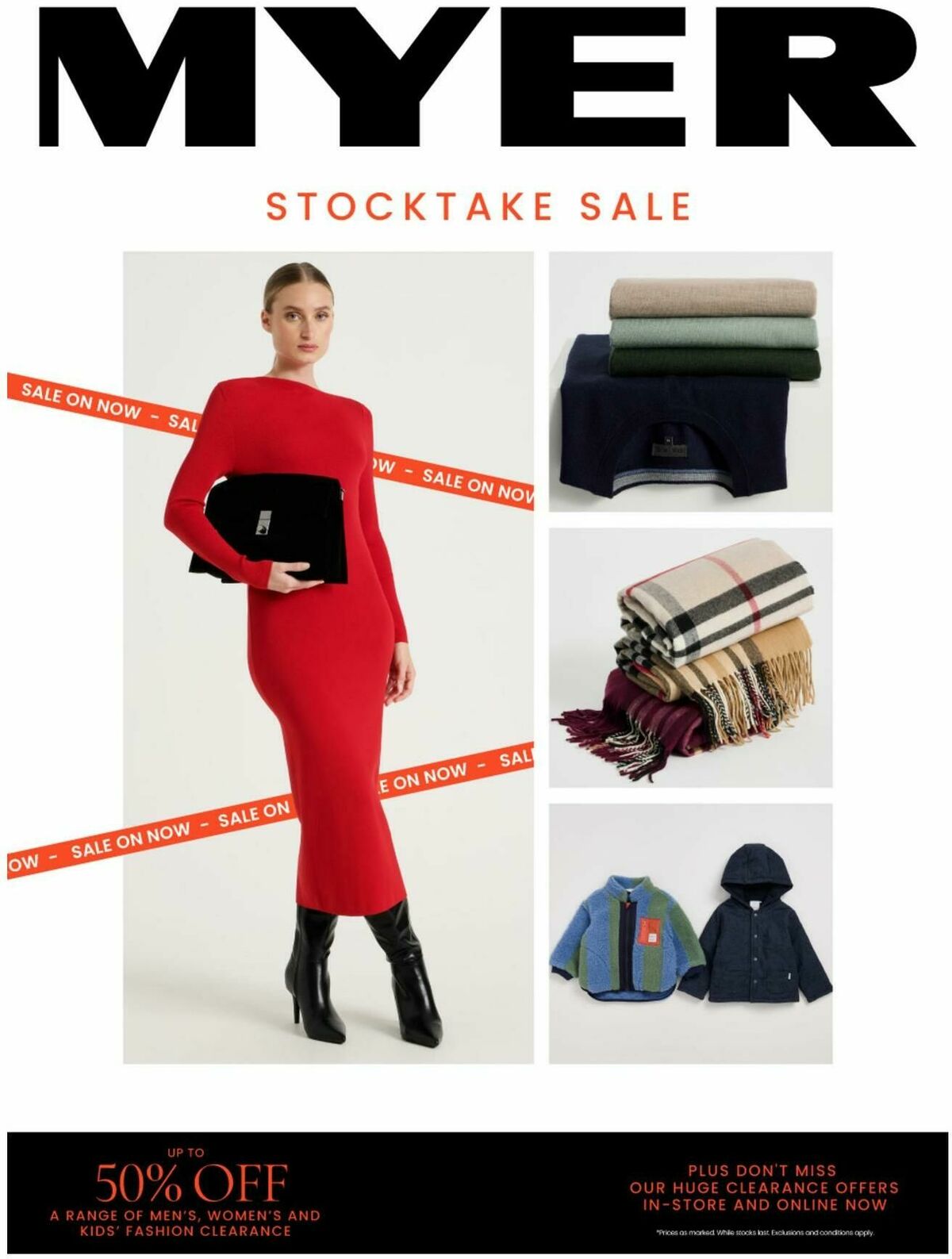 Myer Stocktake Sale Catalogues from 25 May