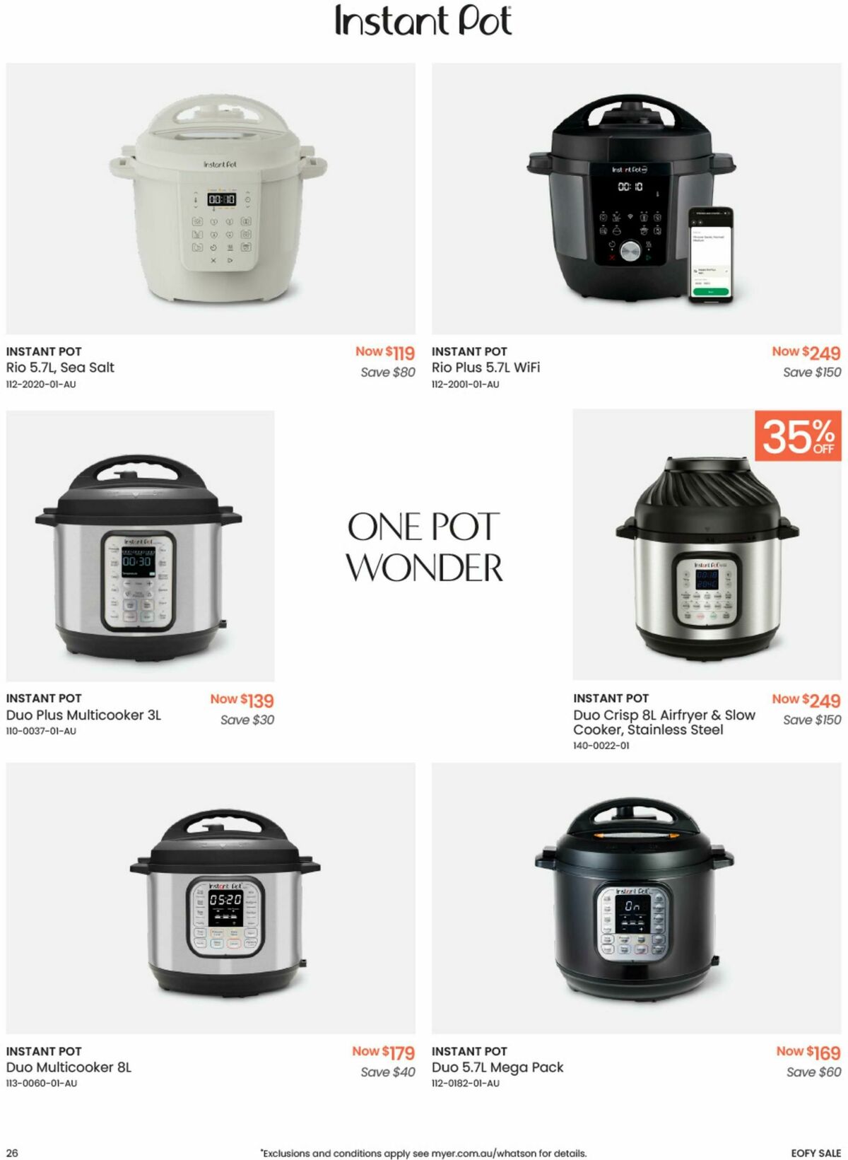 Myer End of Financial Year Finds Catalogues from 1 June
