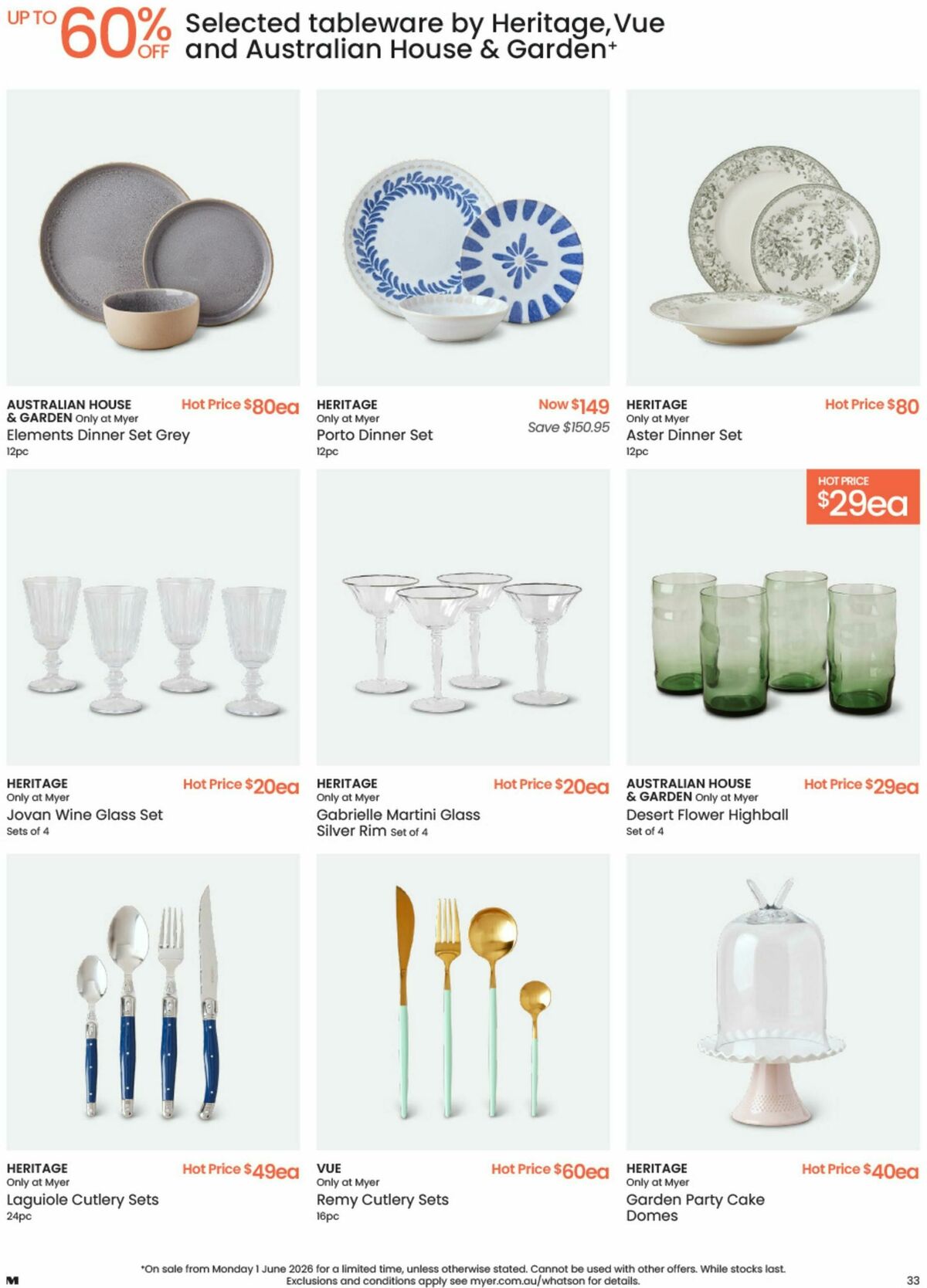 Myer End of Financial Year Finds Catalogues from 1 June