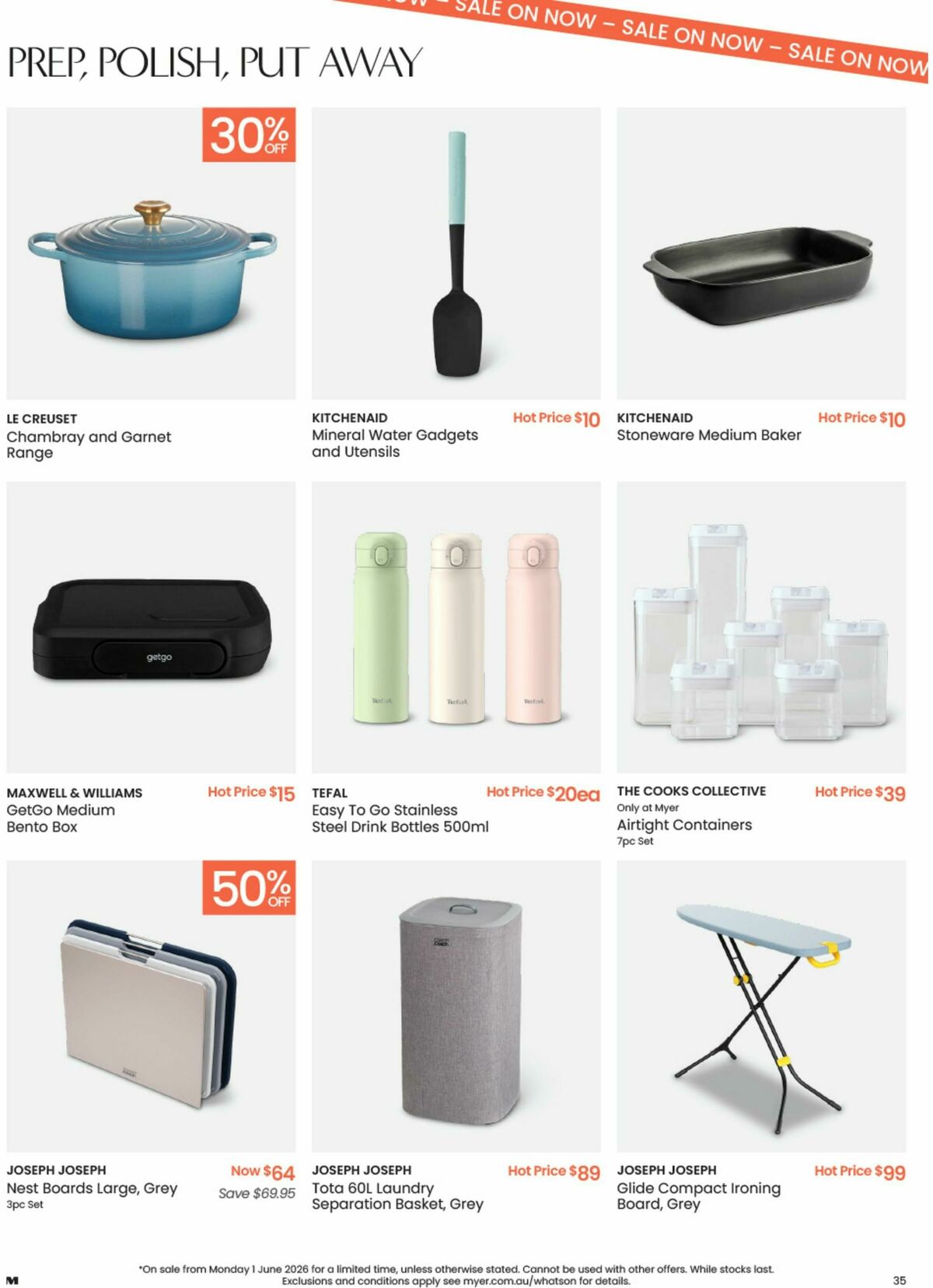 Myer End of Financial Year Finds Catalogues from 1 June