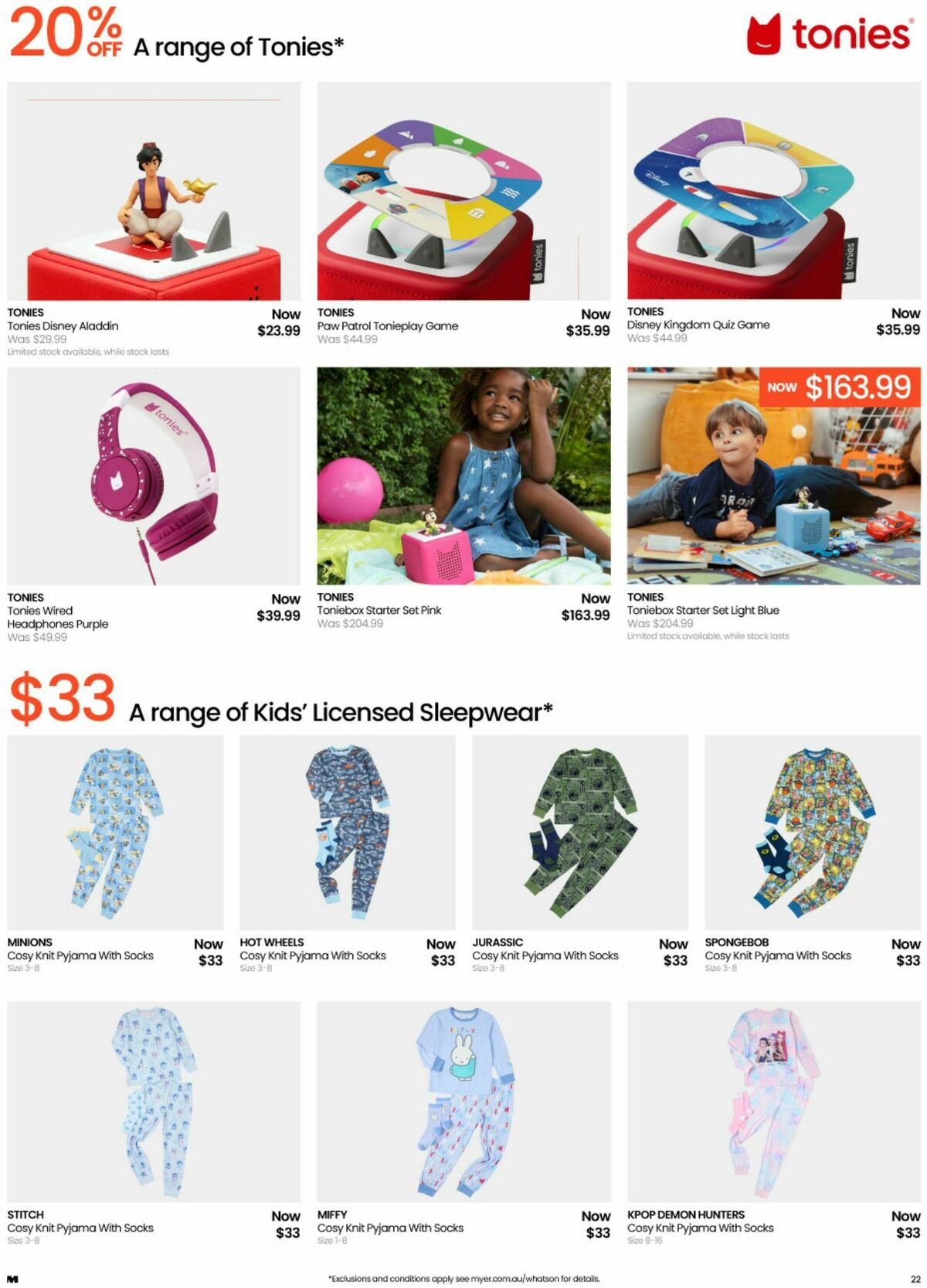 Myer Catalogues from 22 June