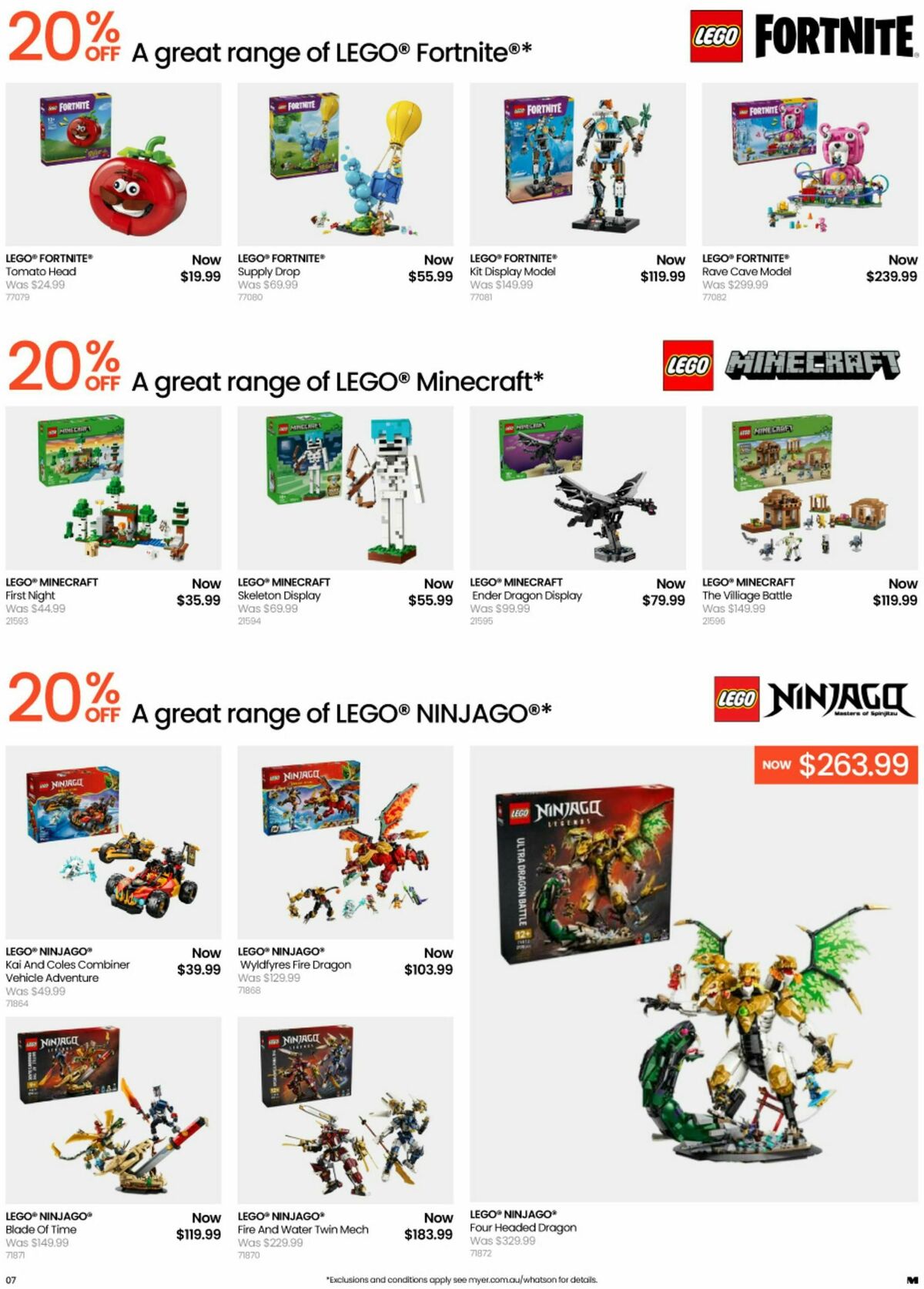 Myer Catalogues from 22 June