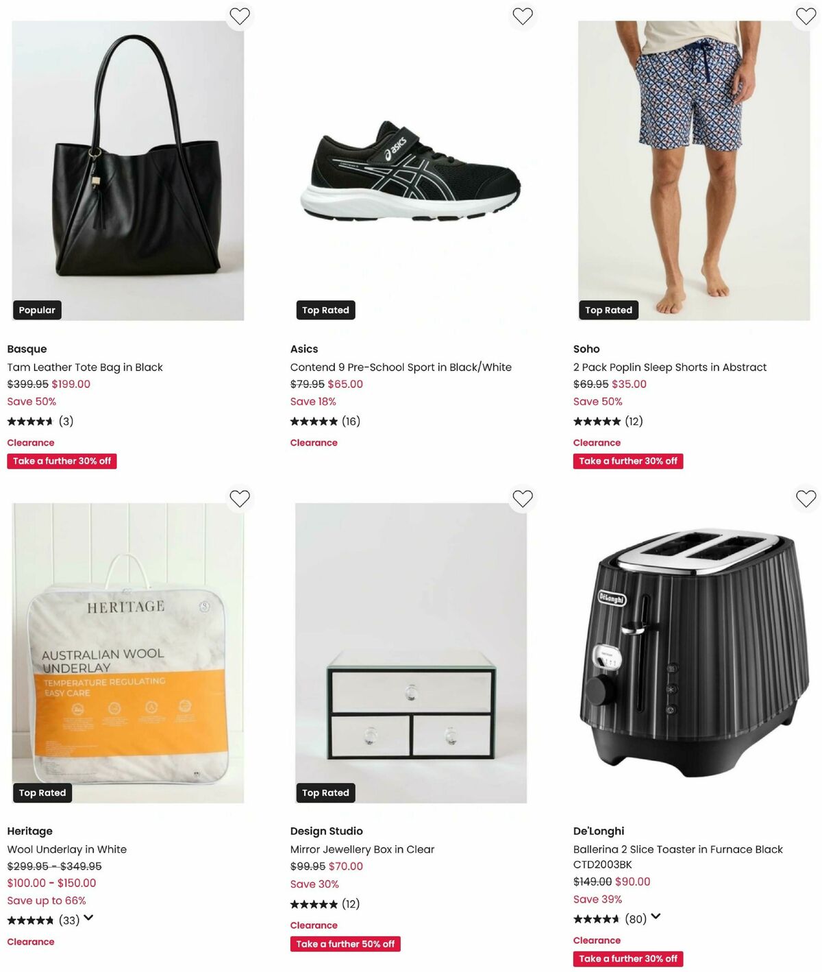 Myer Clearance Catalogues from 21 July