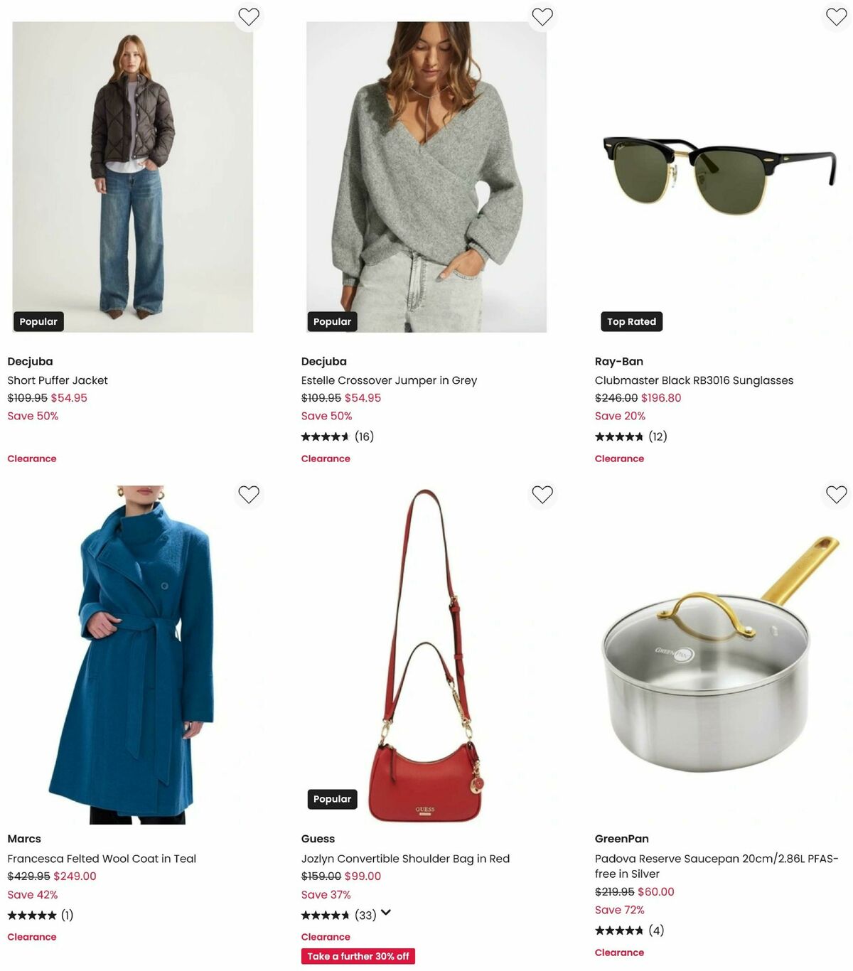 Myer Clearance Catalogues from 21 July