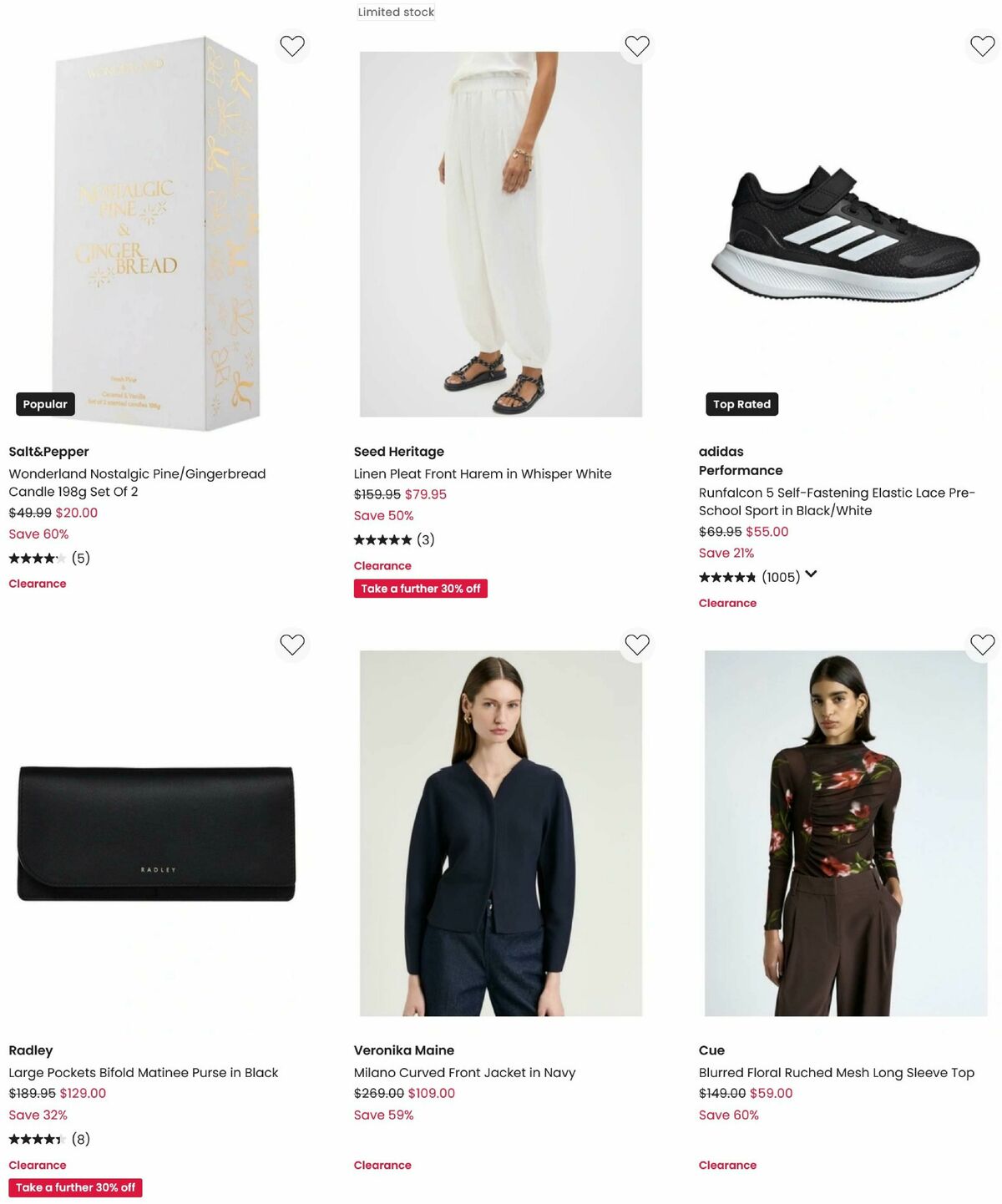 Myer Clearance Catalogues from 21 July