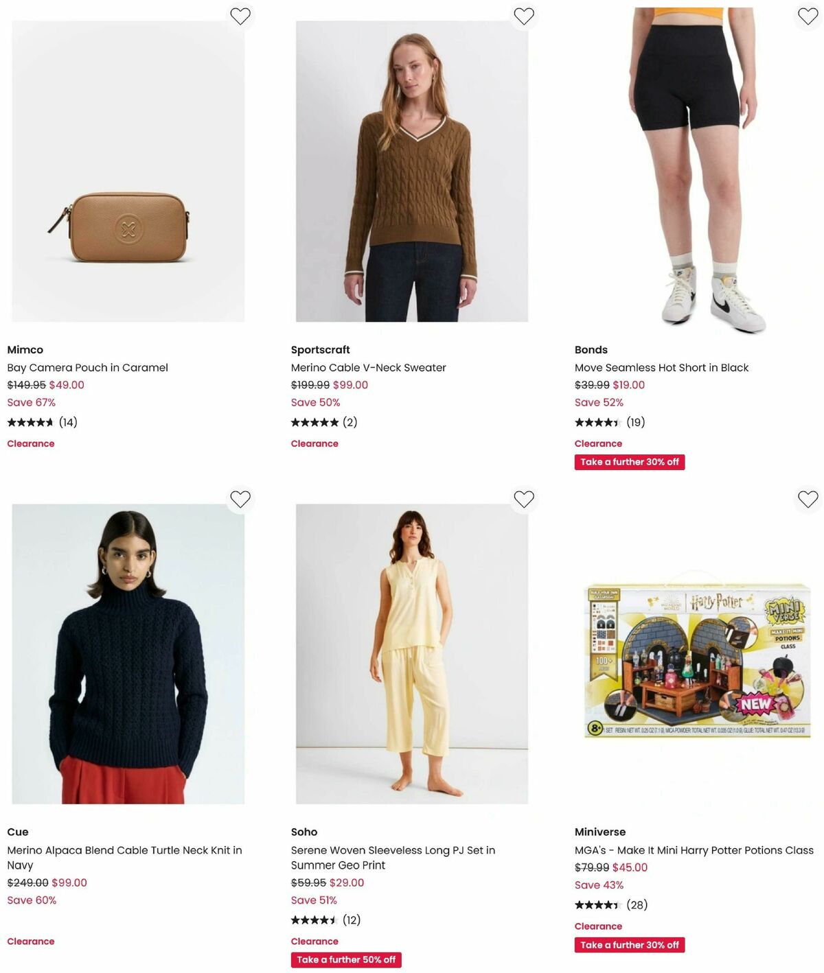 Myer Clearance Catalogues from 21 July