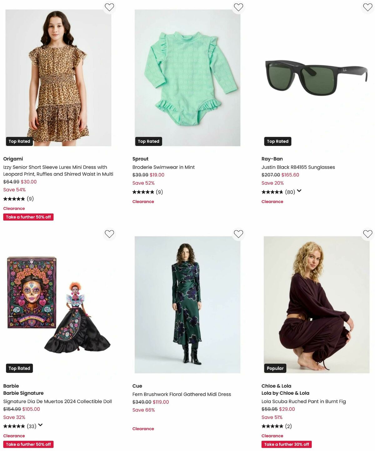 Myer Clearance Catalogues from 21 July
